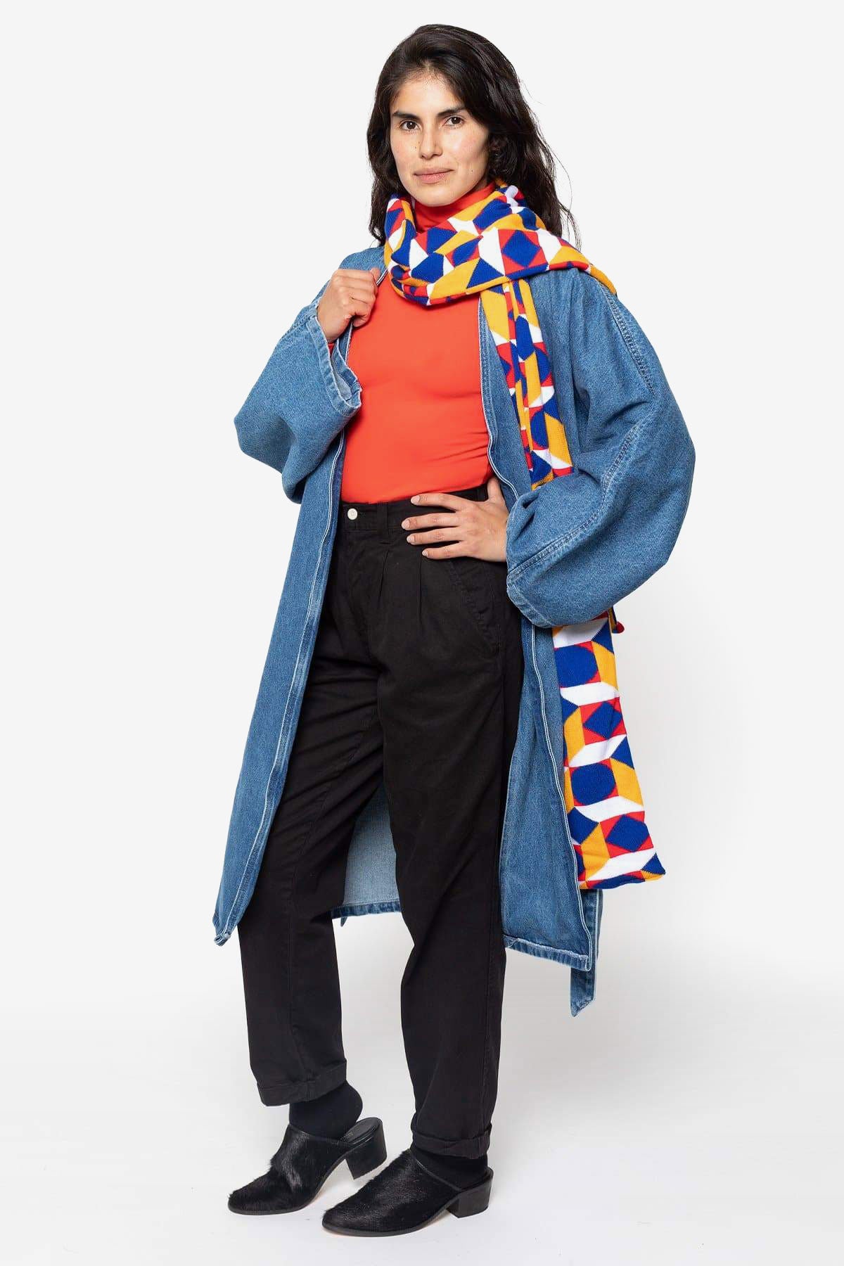 JQSCARF02 - OpArt Scarf - Image 14