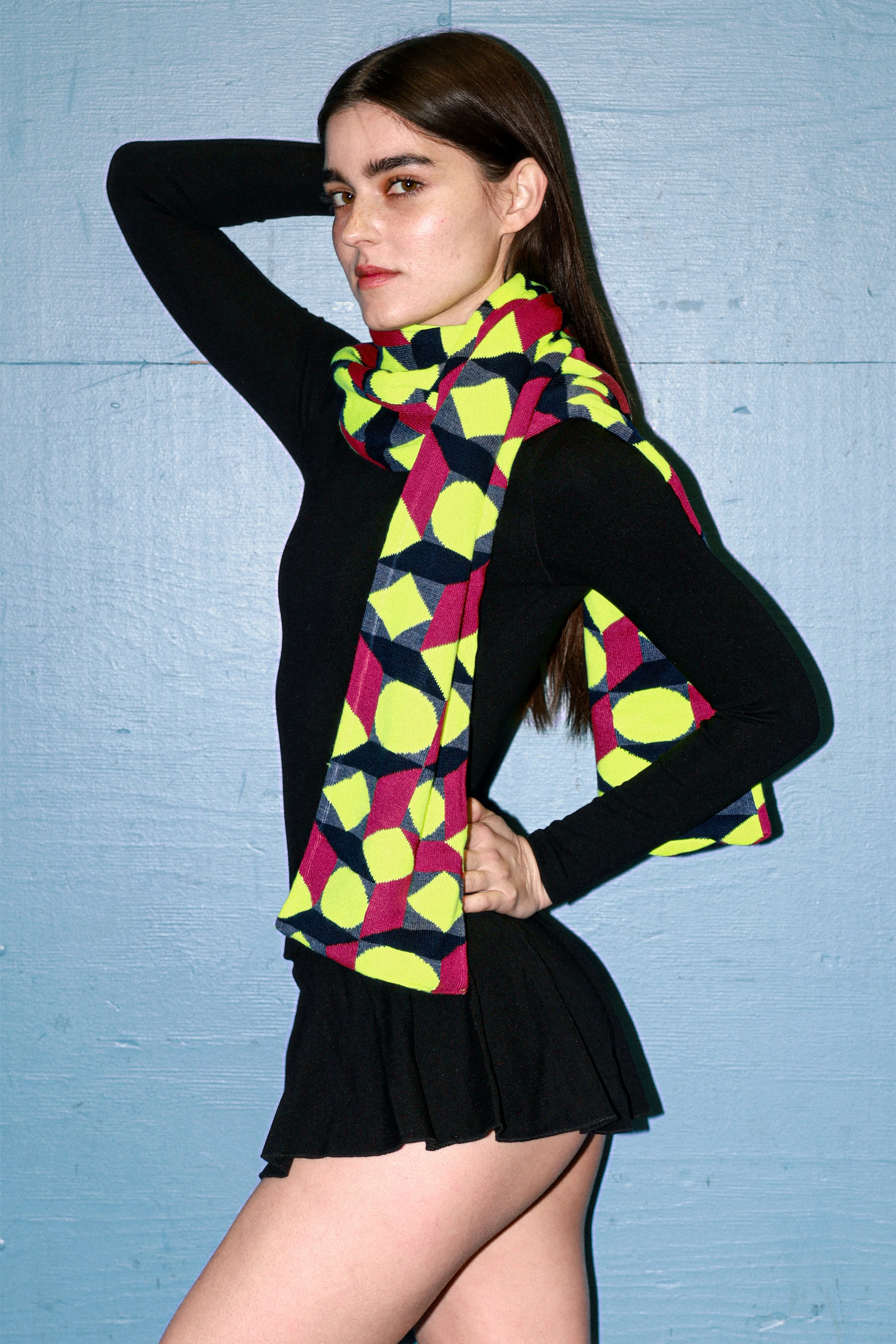 JQSCARF02 - OpArt Scarf - Image 15