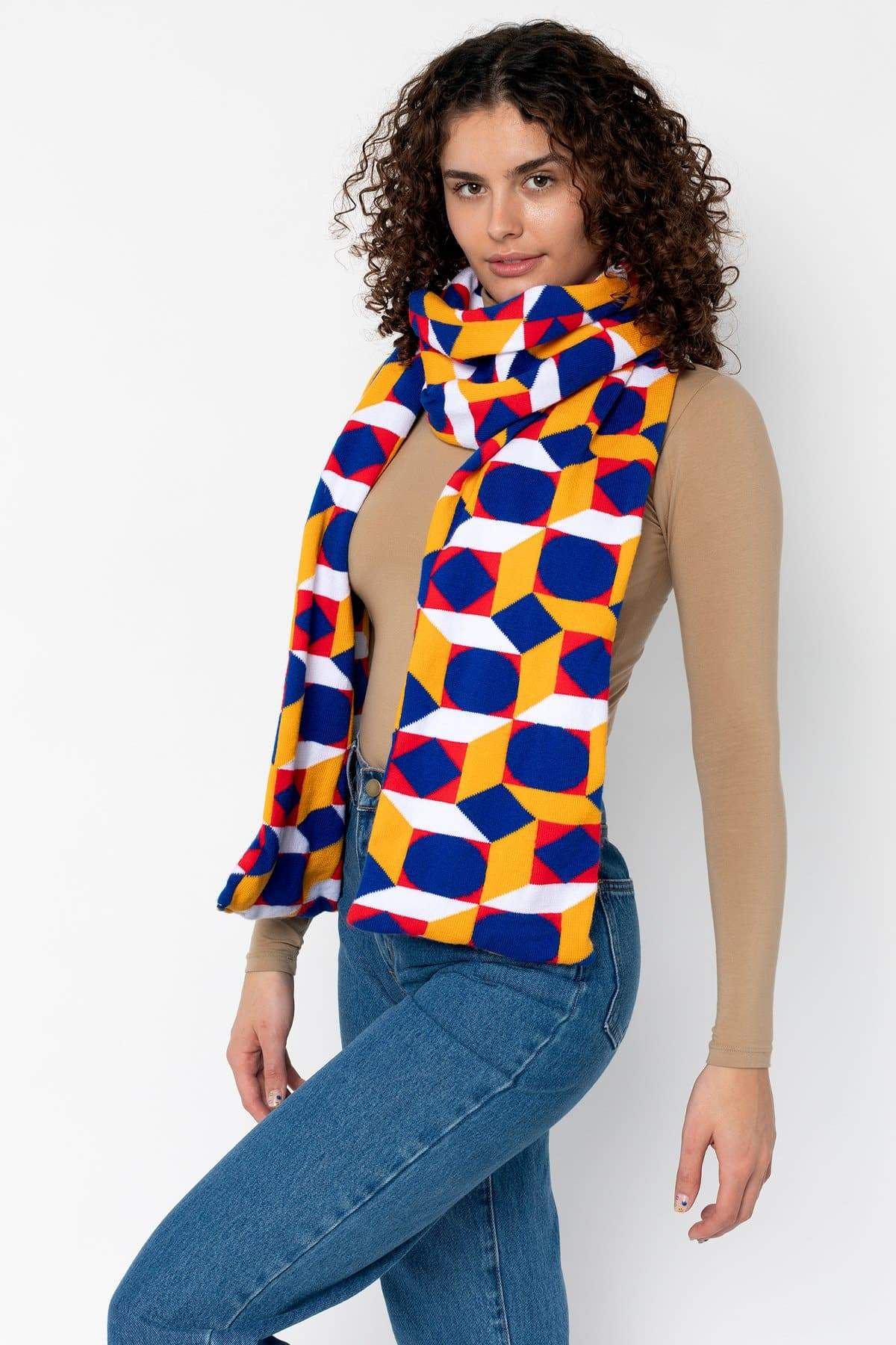 JQSCARF02 - OpArt Scarf - Image 17
