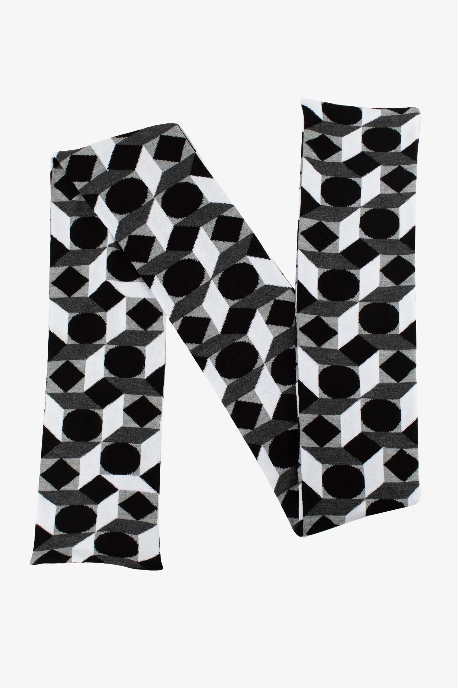 JQSCARF02 - OpArt Scarf - Image 6