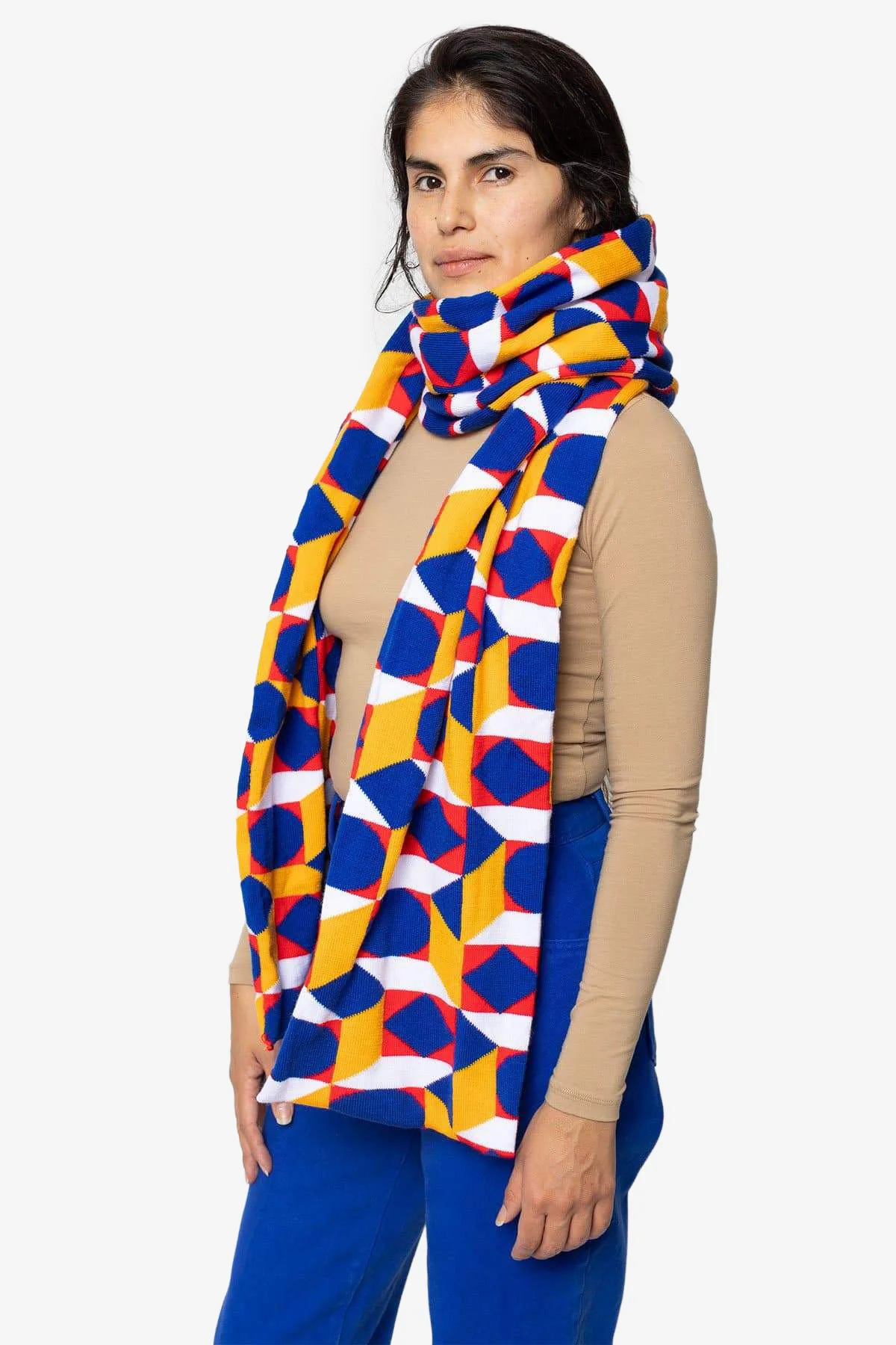 JQSCARF02 - OpArt Scarf - Image 8