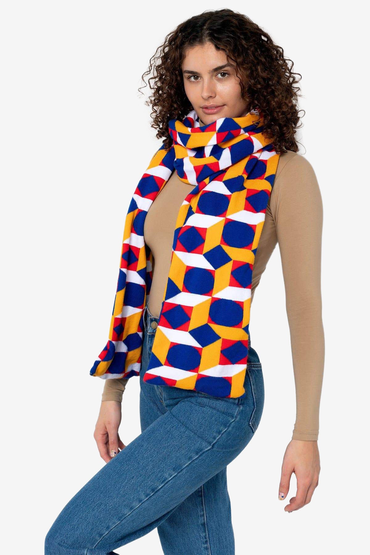 JQSCARF02 - OpArt Scarf - Image 9