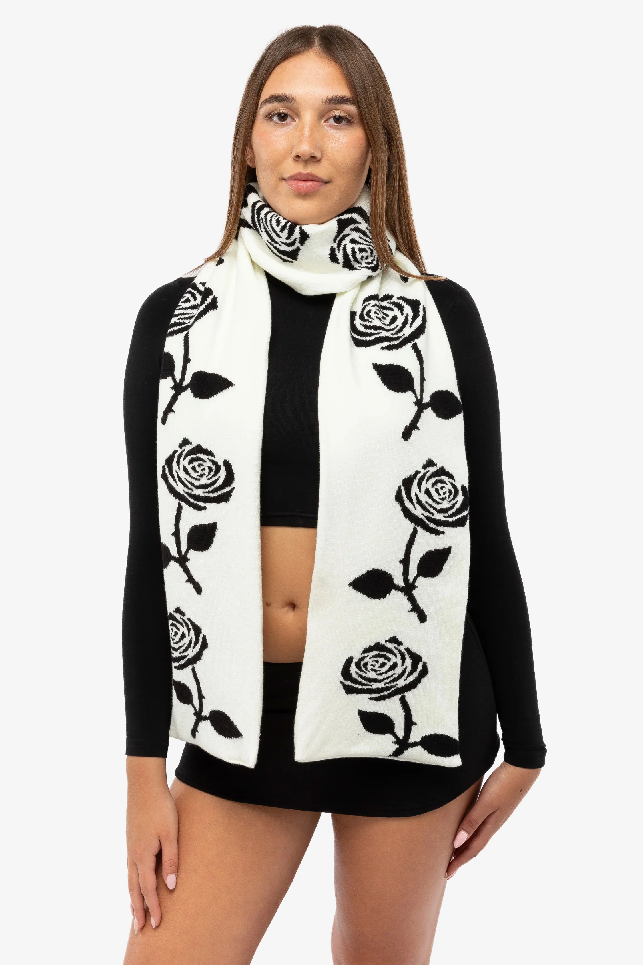 JQSCARF05 - Rose Scarf - Image 2