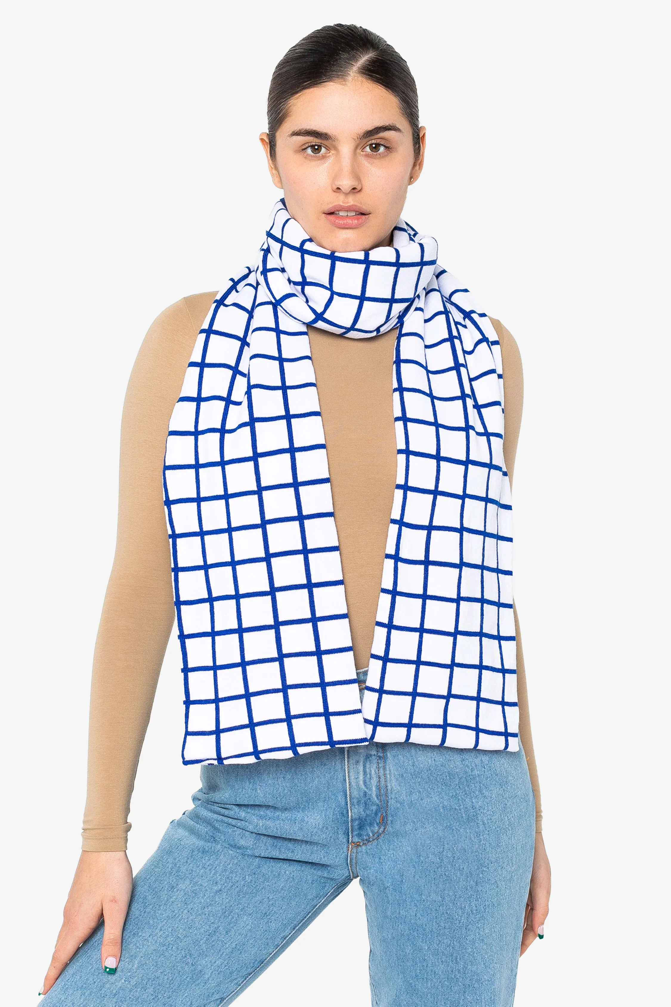 JQSCARF06 - Grid Scarf - Image 3