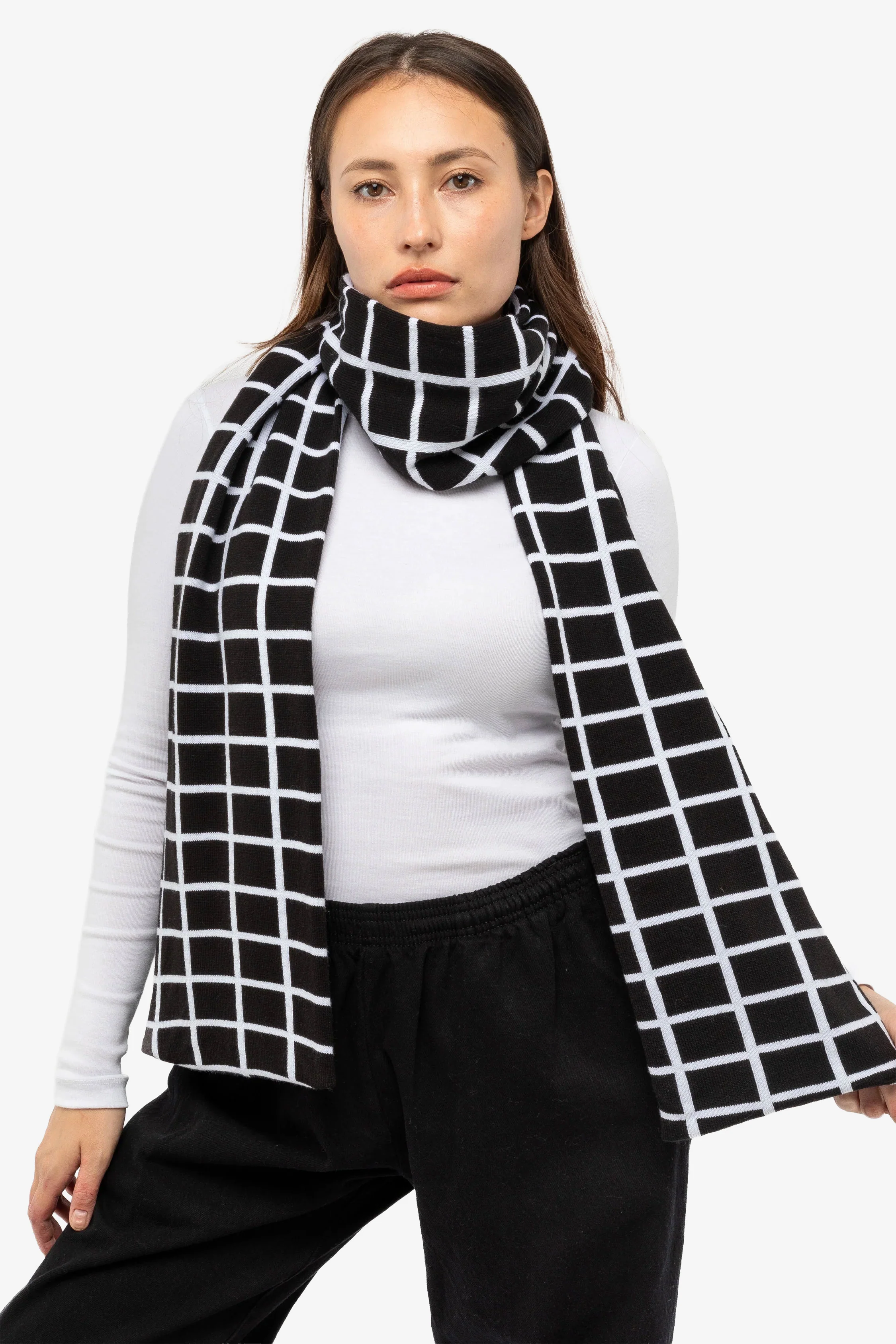 JQSCARF06 - Grid Scarf - Image 4