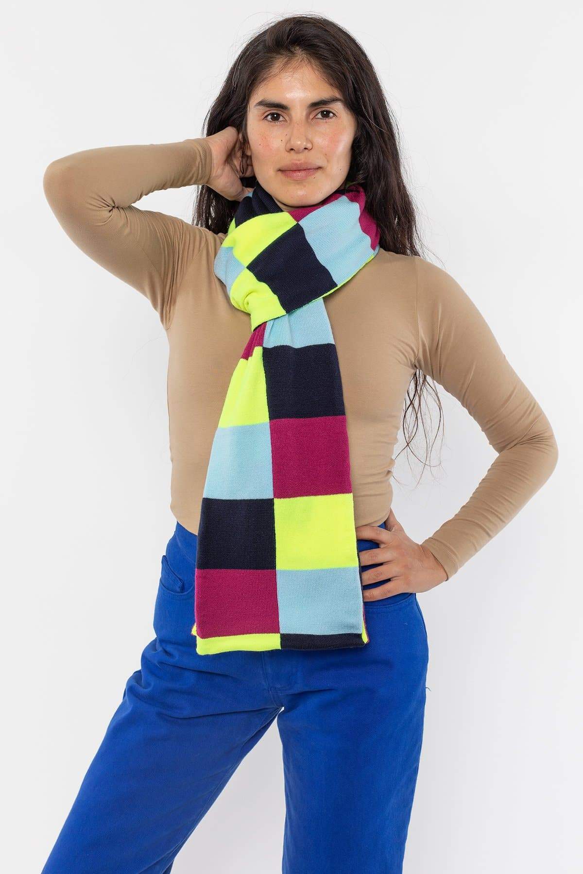 JQSCARF09 - Bauhaus Grid Scarf - Image 11