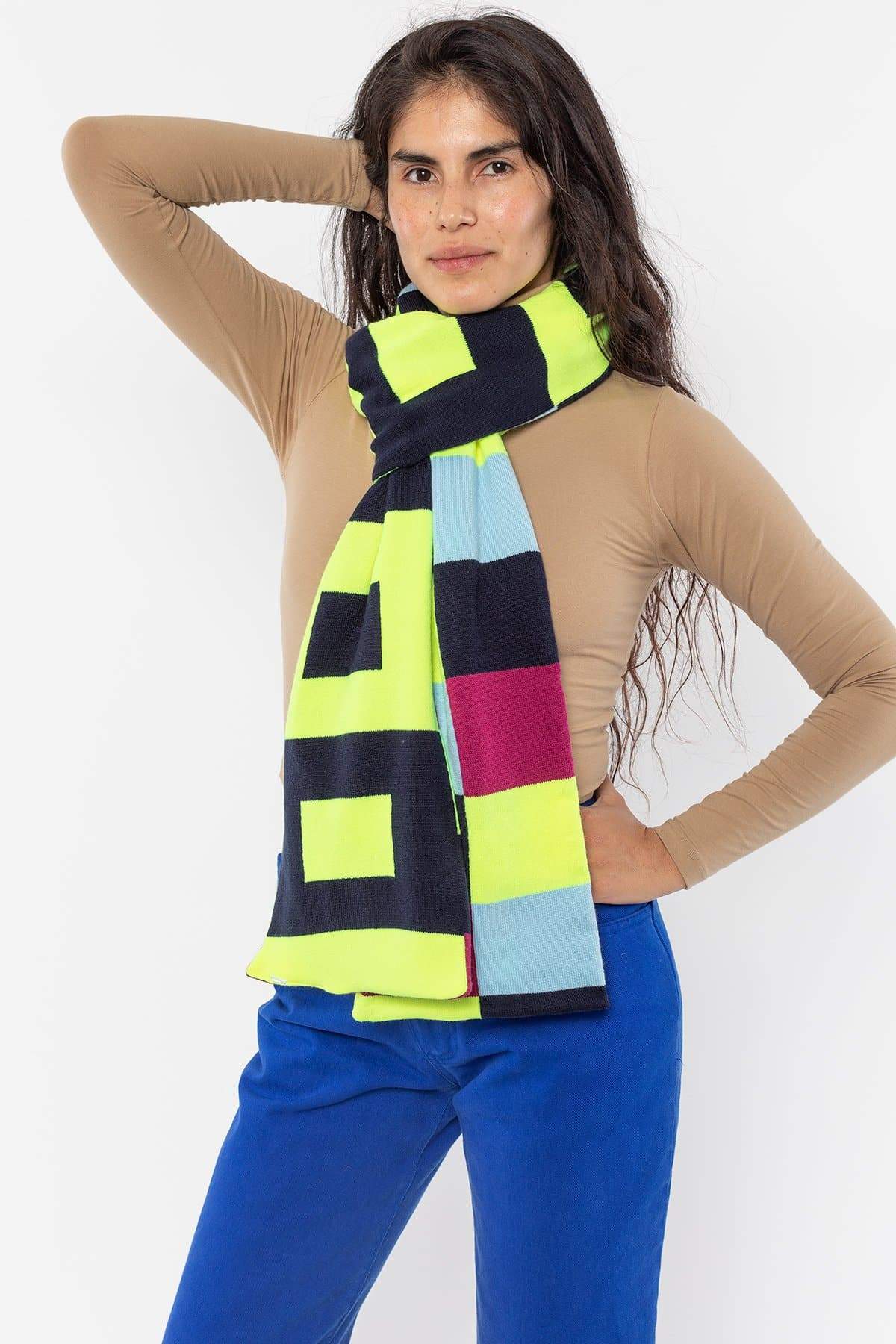JQSCARF09 - Bauhaus Grid Scarf - Image 16