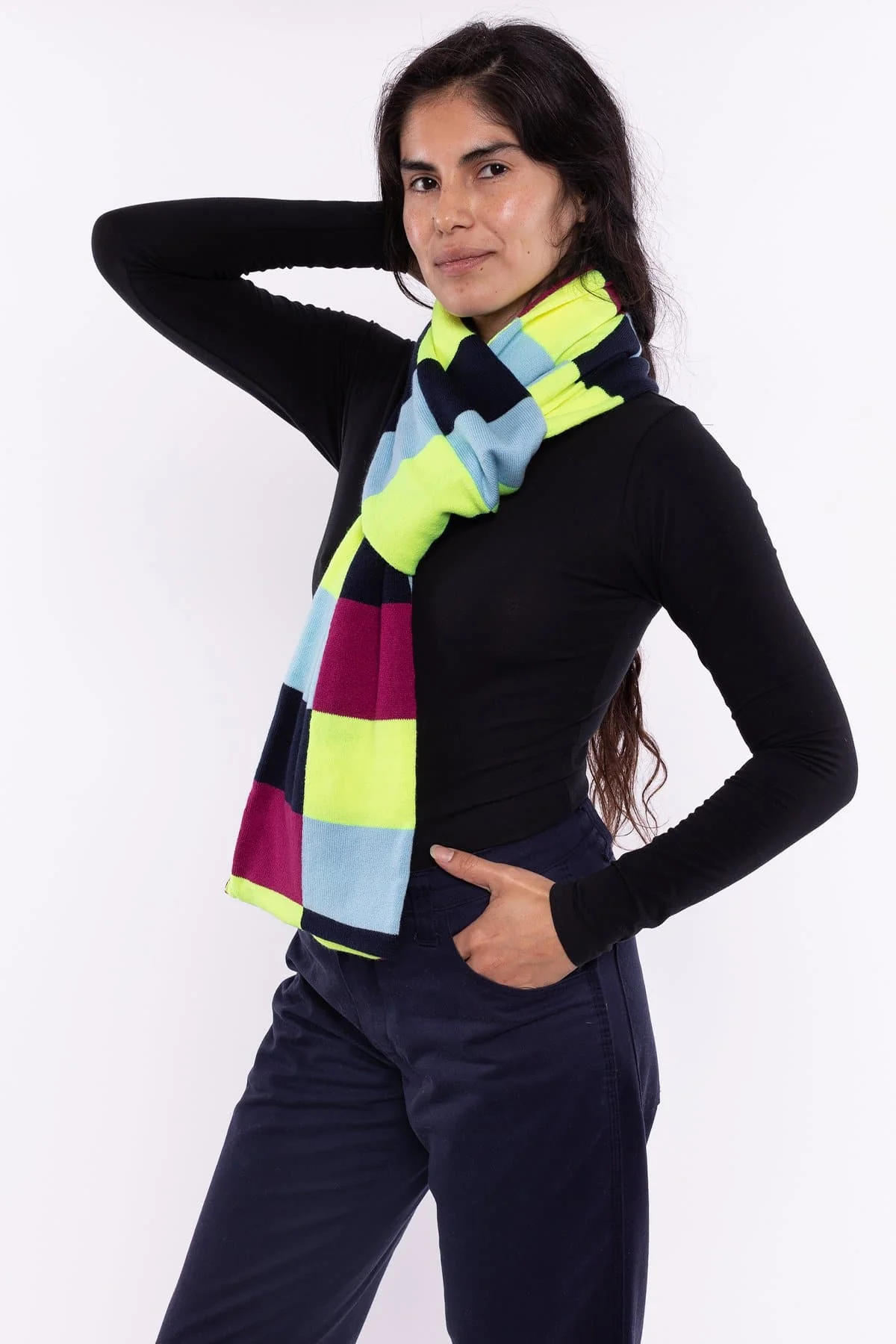 JQSCARF09 - Bauhaus Grid Scarf - Image 17