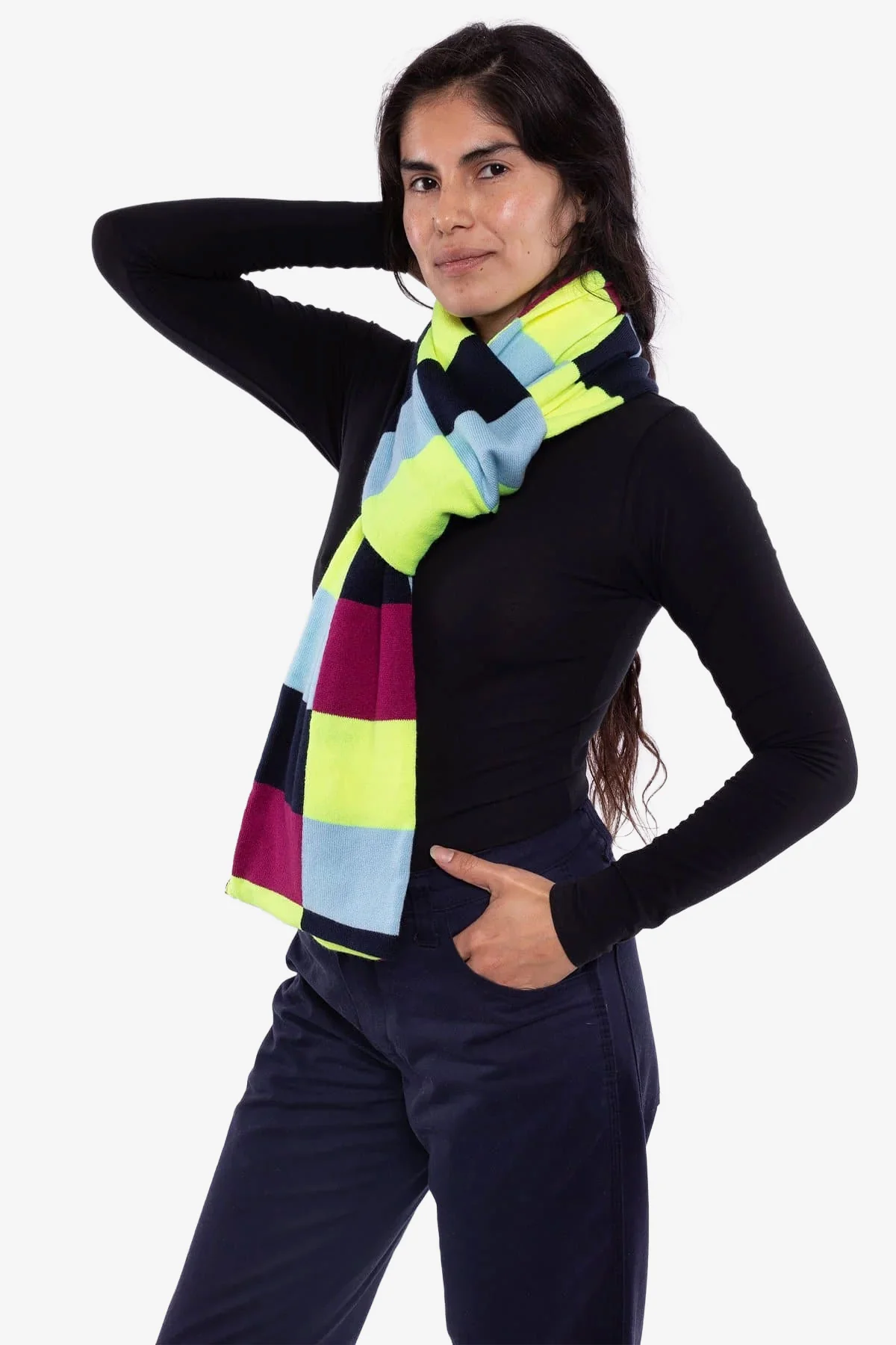 JQSCARF09 - Bauhaus Grid Scarf - Image 30