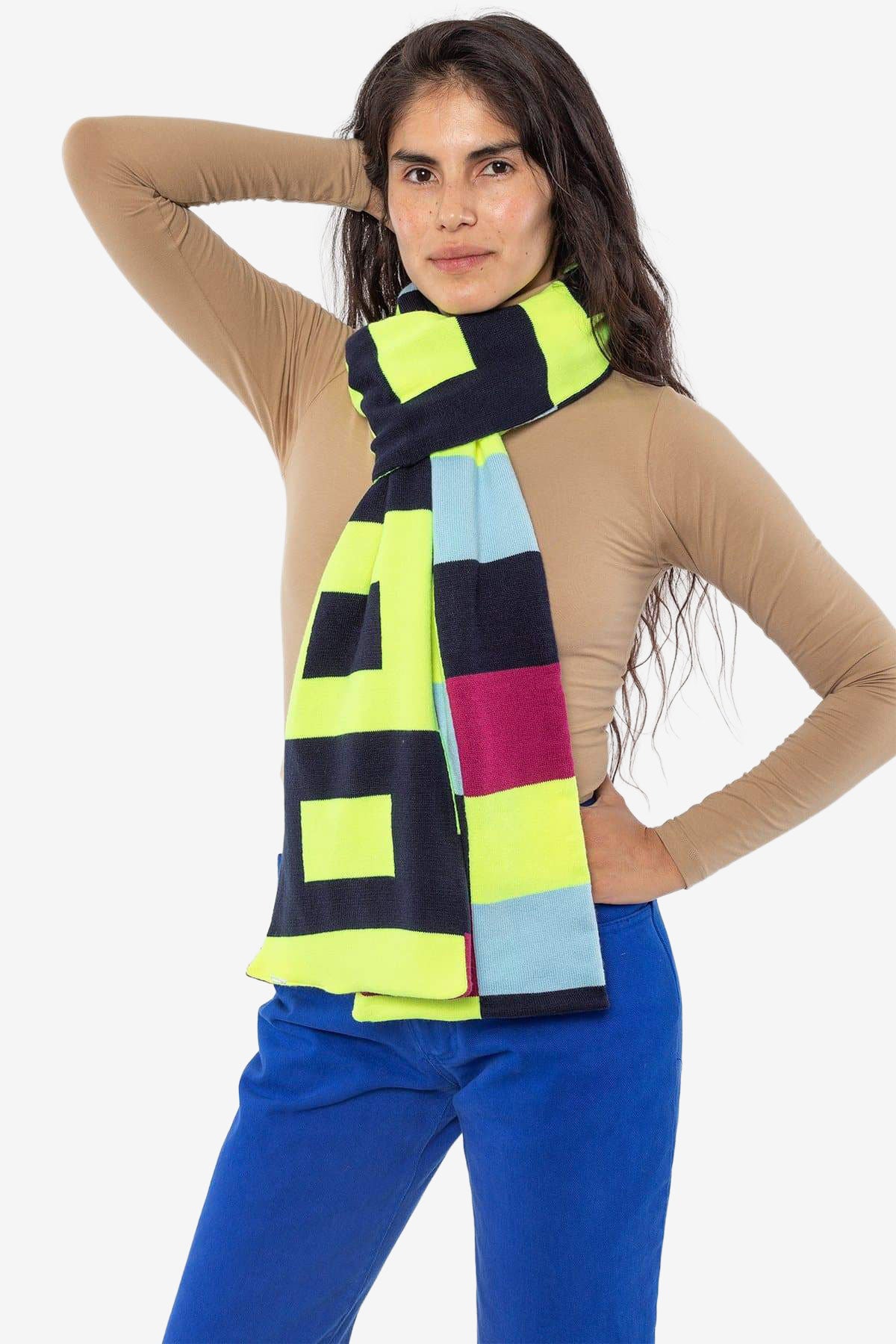 JQSCARF09 - Bauhaus Grid Scarf - Image 33