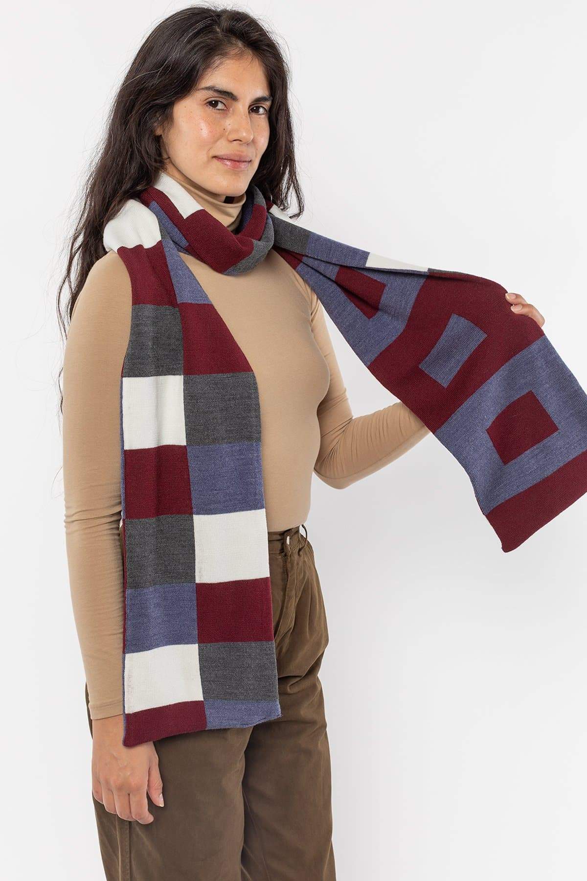 JQSCARF09 - Bauhaus Grid Scarf - Image 4