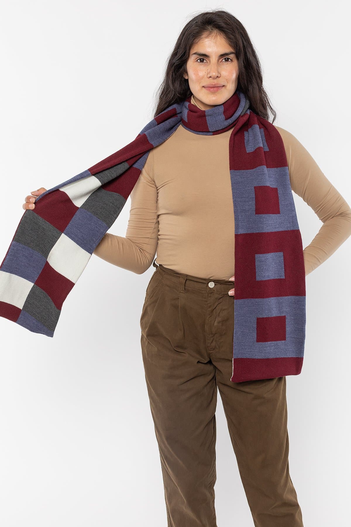JQSCARF09 - Bauhaus Grid Scarf - Image 5
