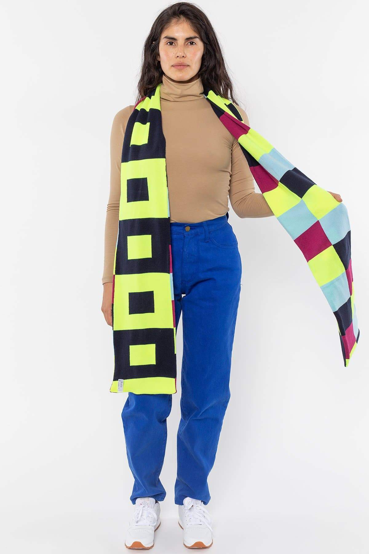 JQSCARF09 - Bauhaus Grid Scarf - Image 8