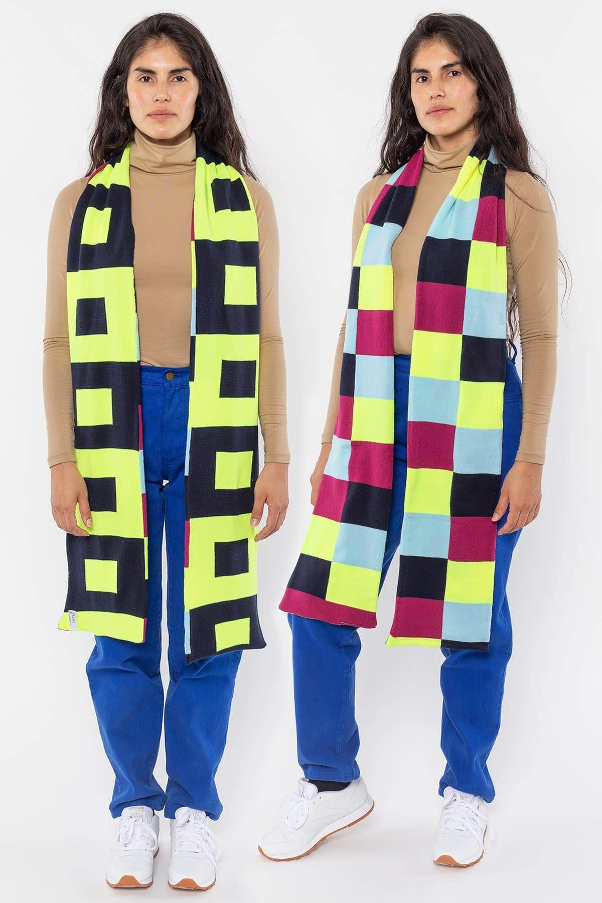 JQSCARF09 - Bauhaus Grid Scarf - Image 9