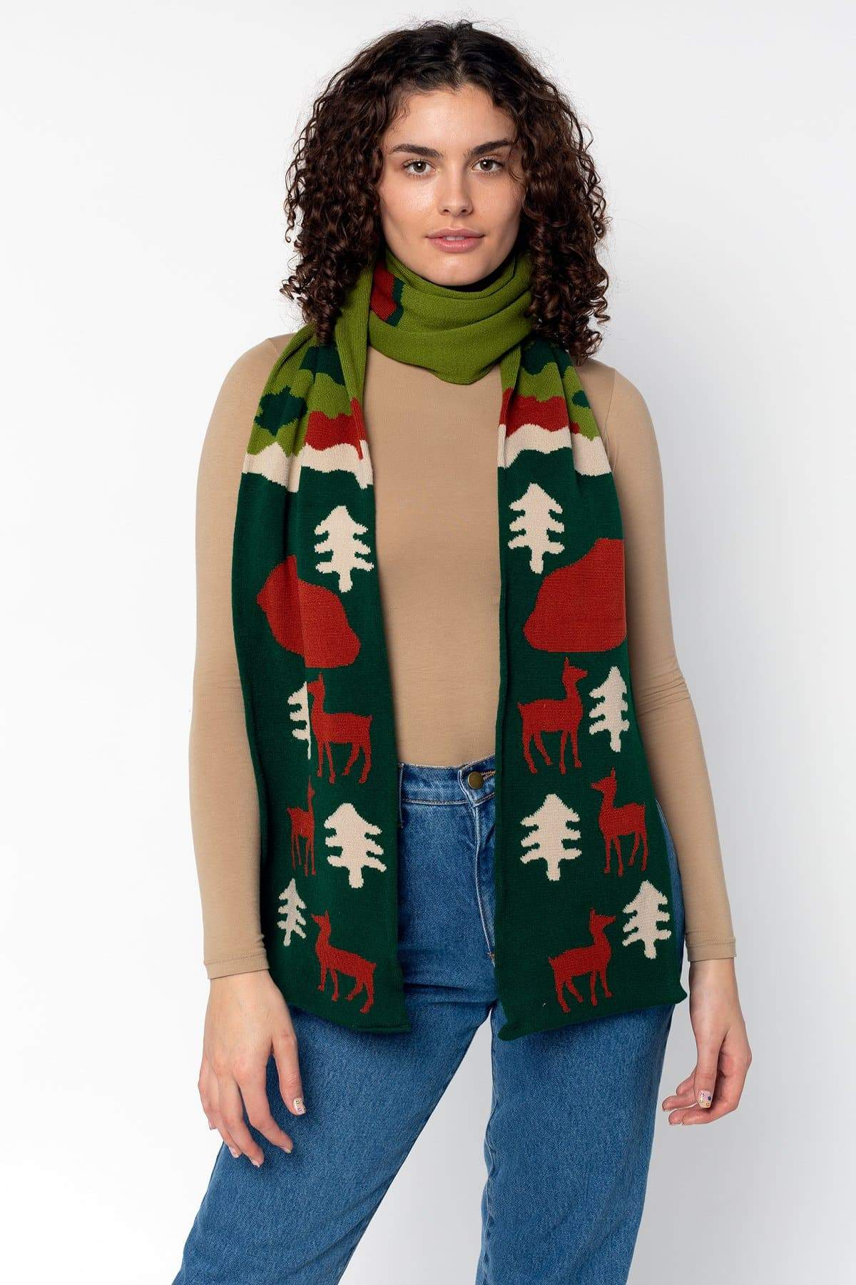 JQSCARF10 - Woodland Creature Scarf - Image 7