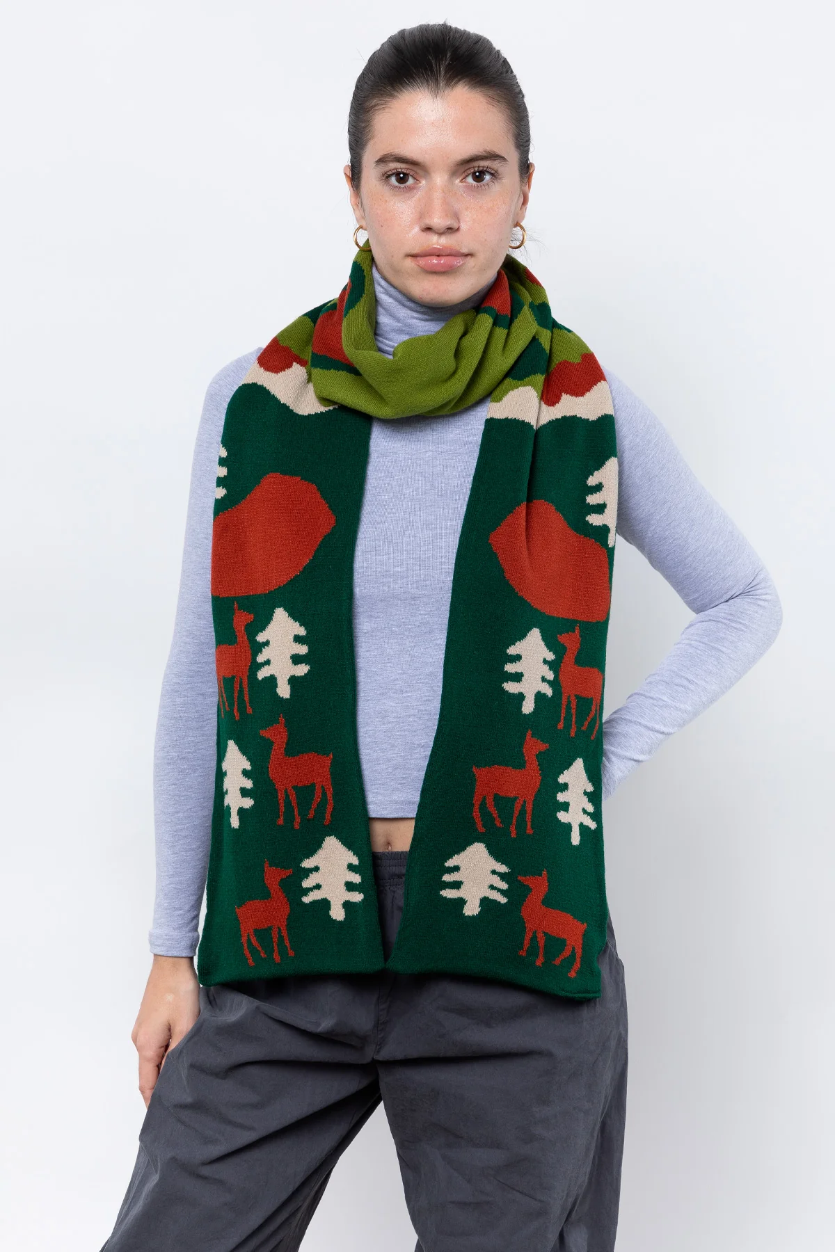 JQSCARF10 - Woodland Creature Scarf - Image 8