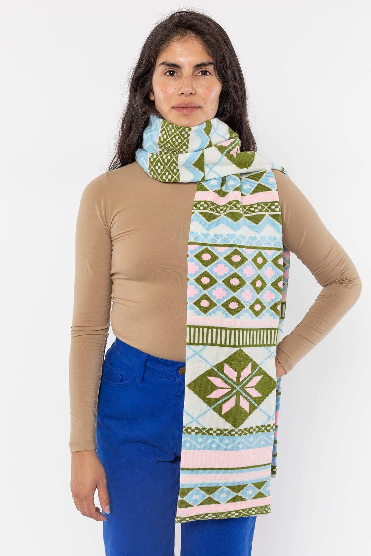 JQSCARF11 - Fair Isle Scarf - Image 4