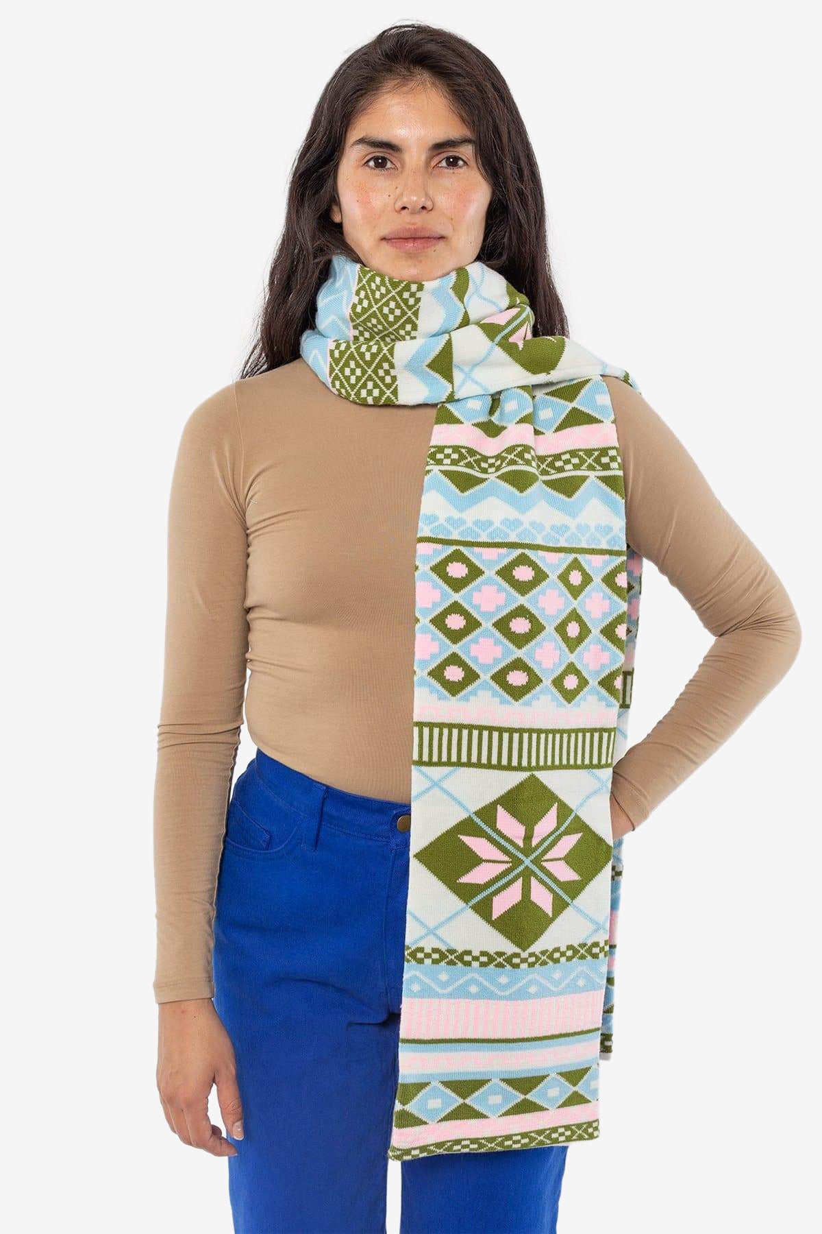 JQSCARF11 - Fair Isle Scarf - Image 6