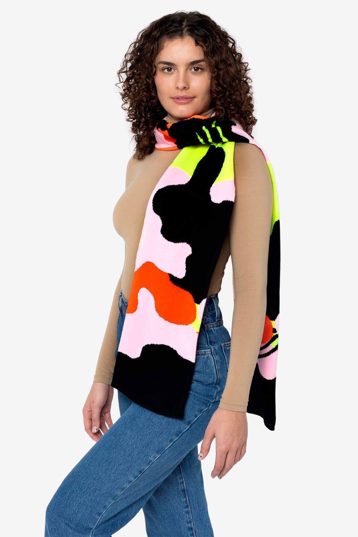 JQSCARF13 - Abstract Blob Scarf - Image 13
