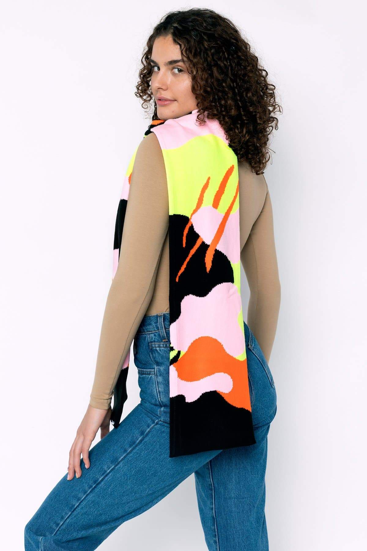 JQSCARF13 - Abstract Blob Scarf - Image 18
