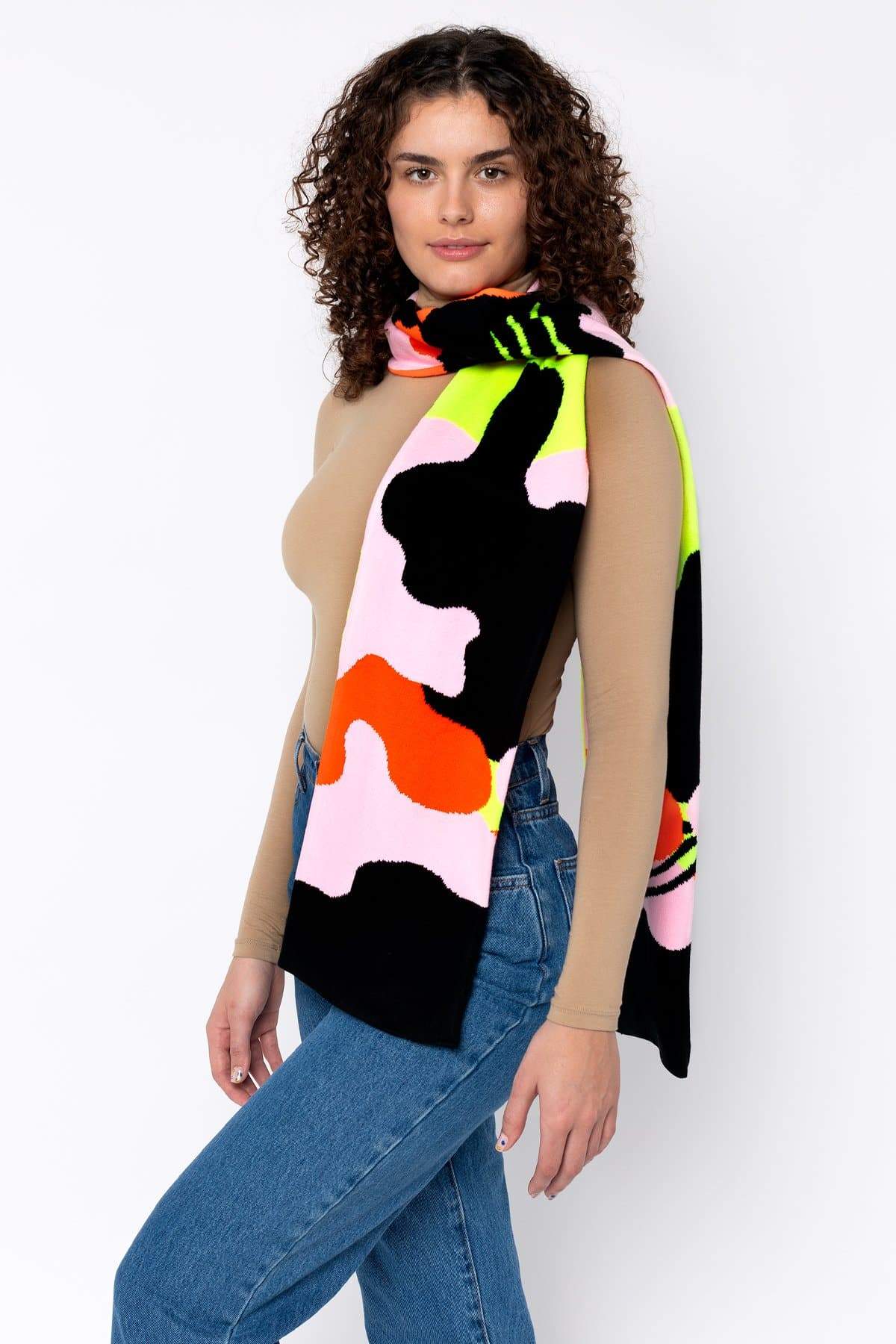 JQSCARF13 - Abstract Blob Scarf - Image 19