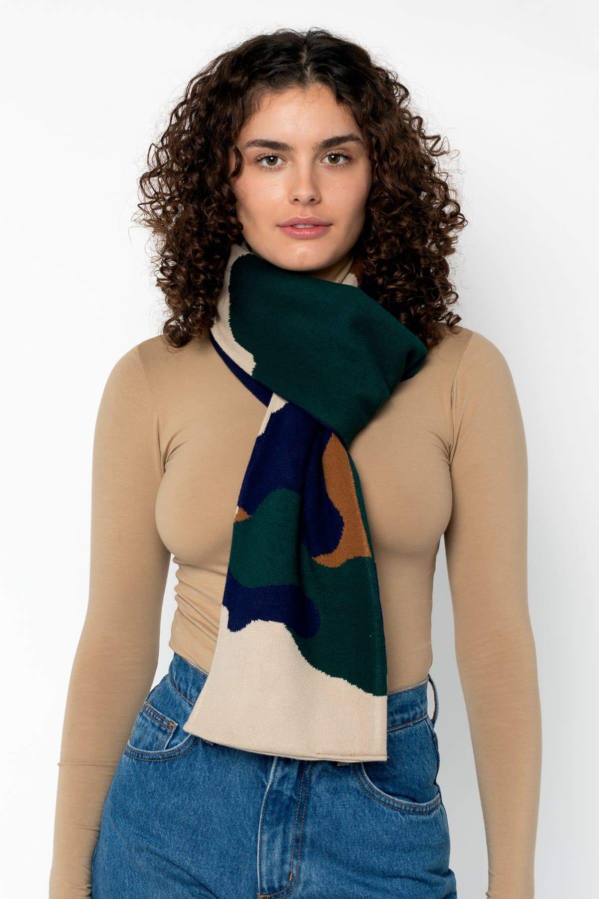 JQSCARF13 - Abstract Blob Scarf - Image 20
