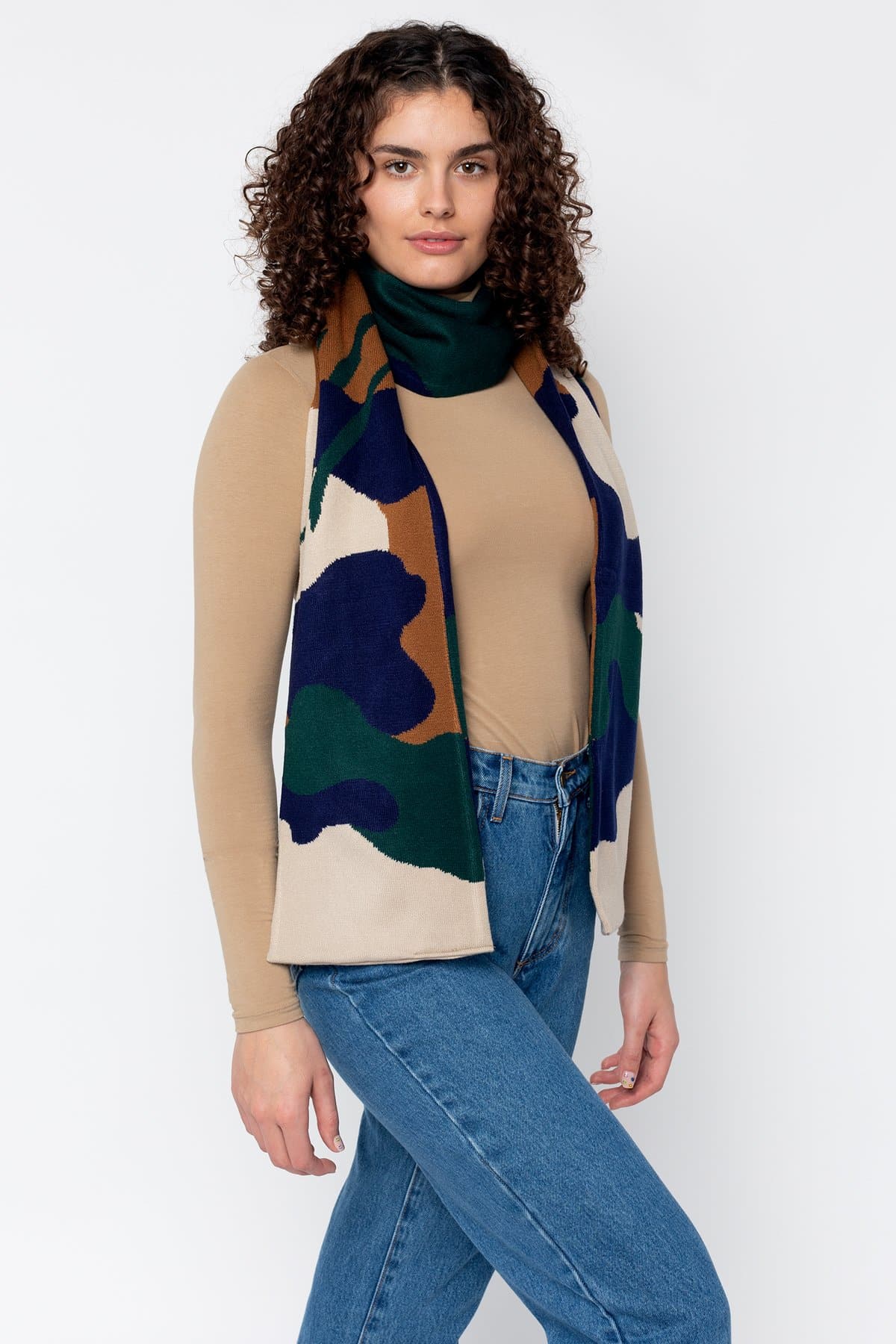 JQSCARF13 - Abstract Blob Scarf - Image 21