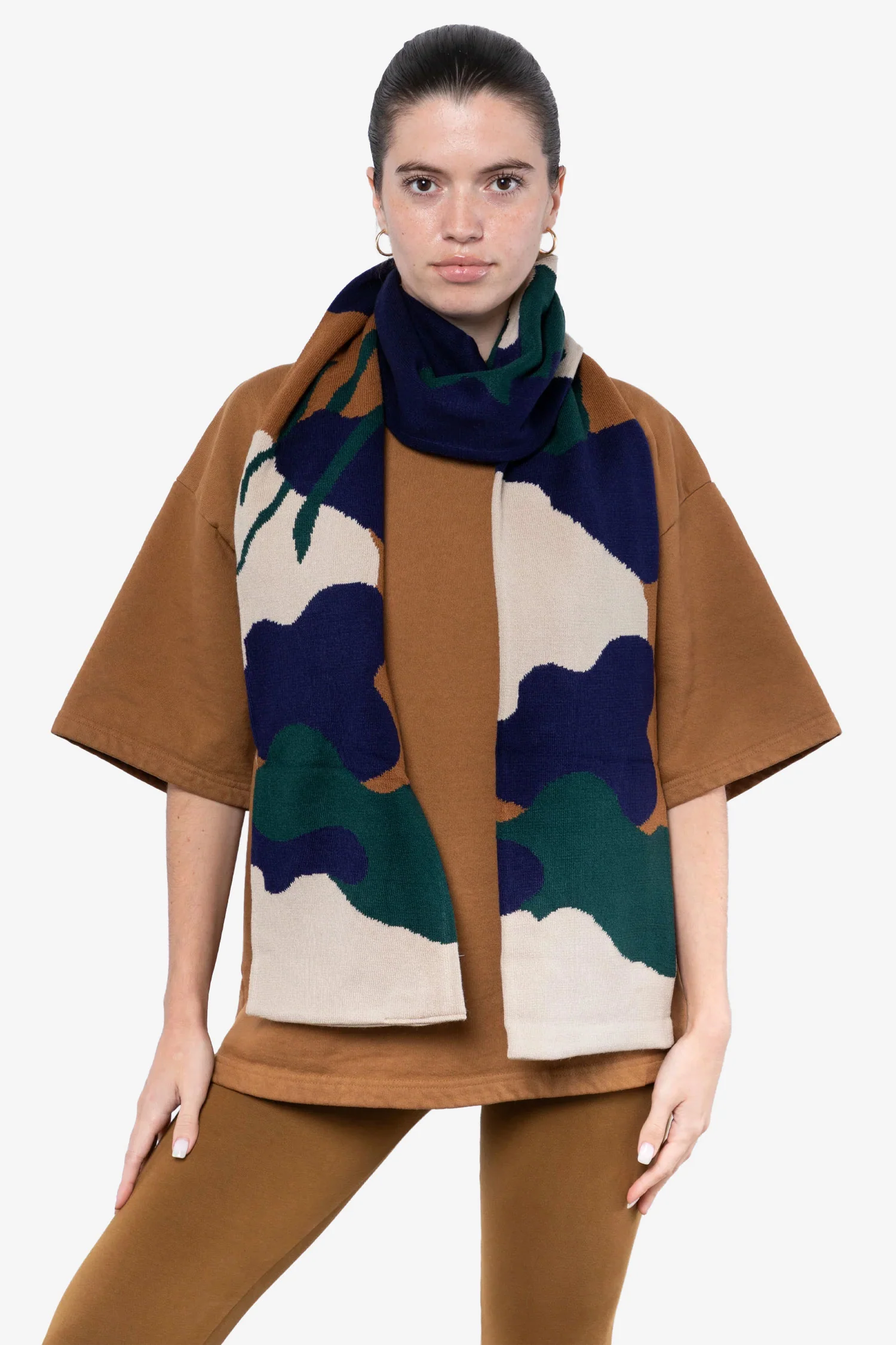 JQSCARF13 - Abstract Blob Scarf - Image 3