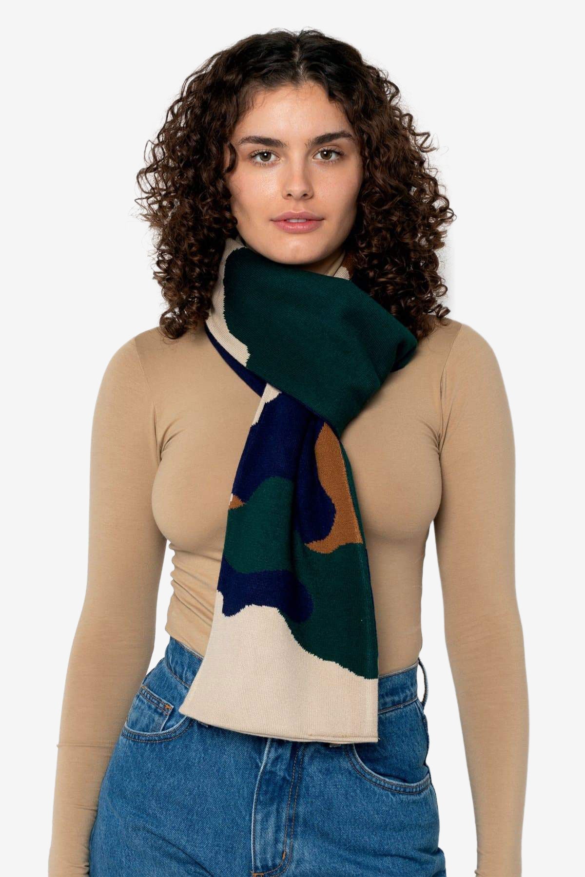 JQSCARF13 - Abstract Blob Scarf - Image 5