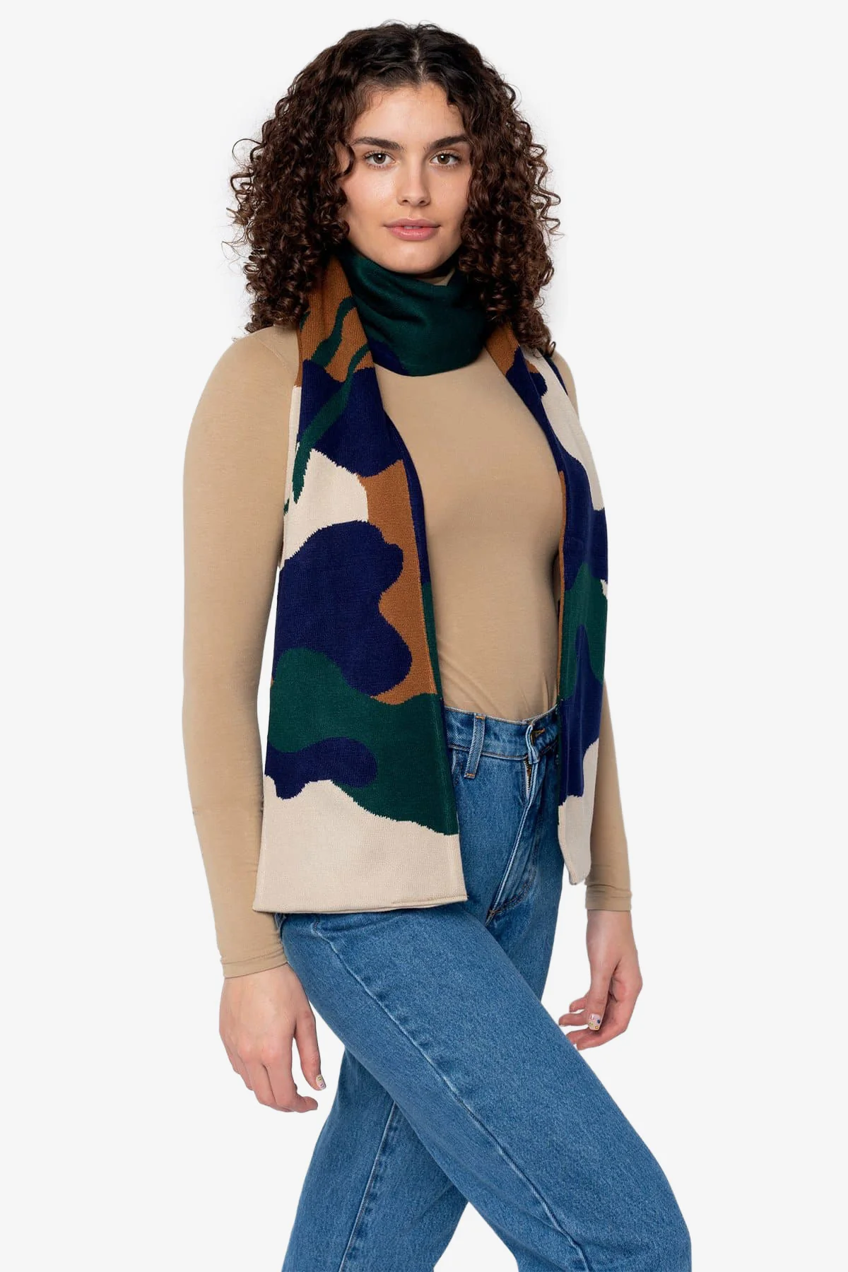 JQSCARF13 - Abstract Blob Scarf - Image 6