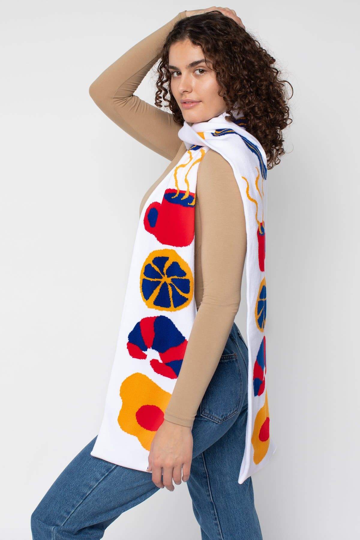 JQSCARF14 - Le Petit Déjeuner Scarf - Image 14