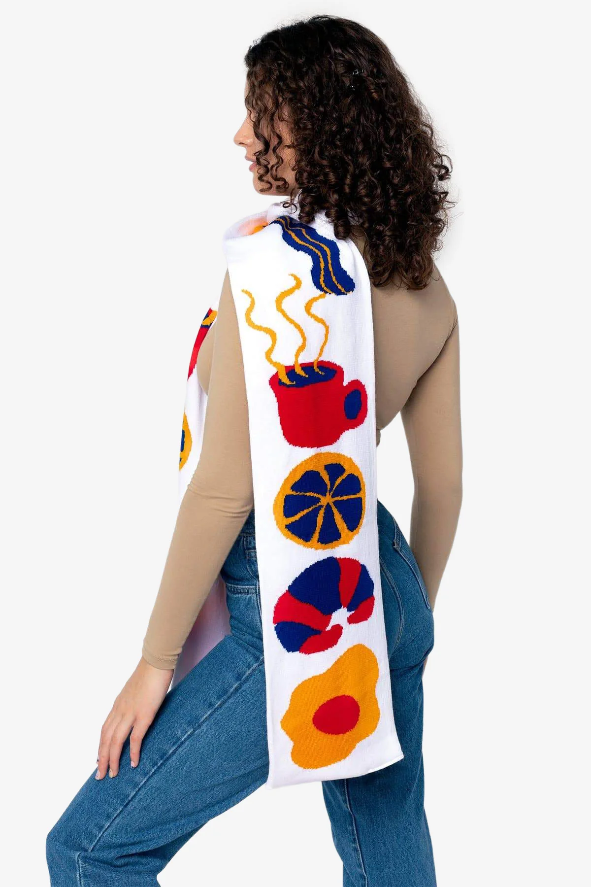 JQSCARF14 - Le Petit Déjeuner Scarf - Image 3