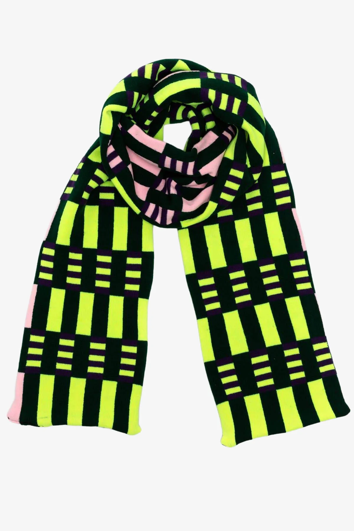 JQSCARF21 - Misaligned Stripe Scarf - Image 5