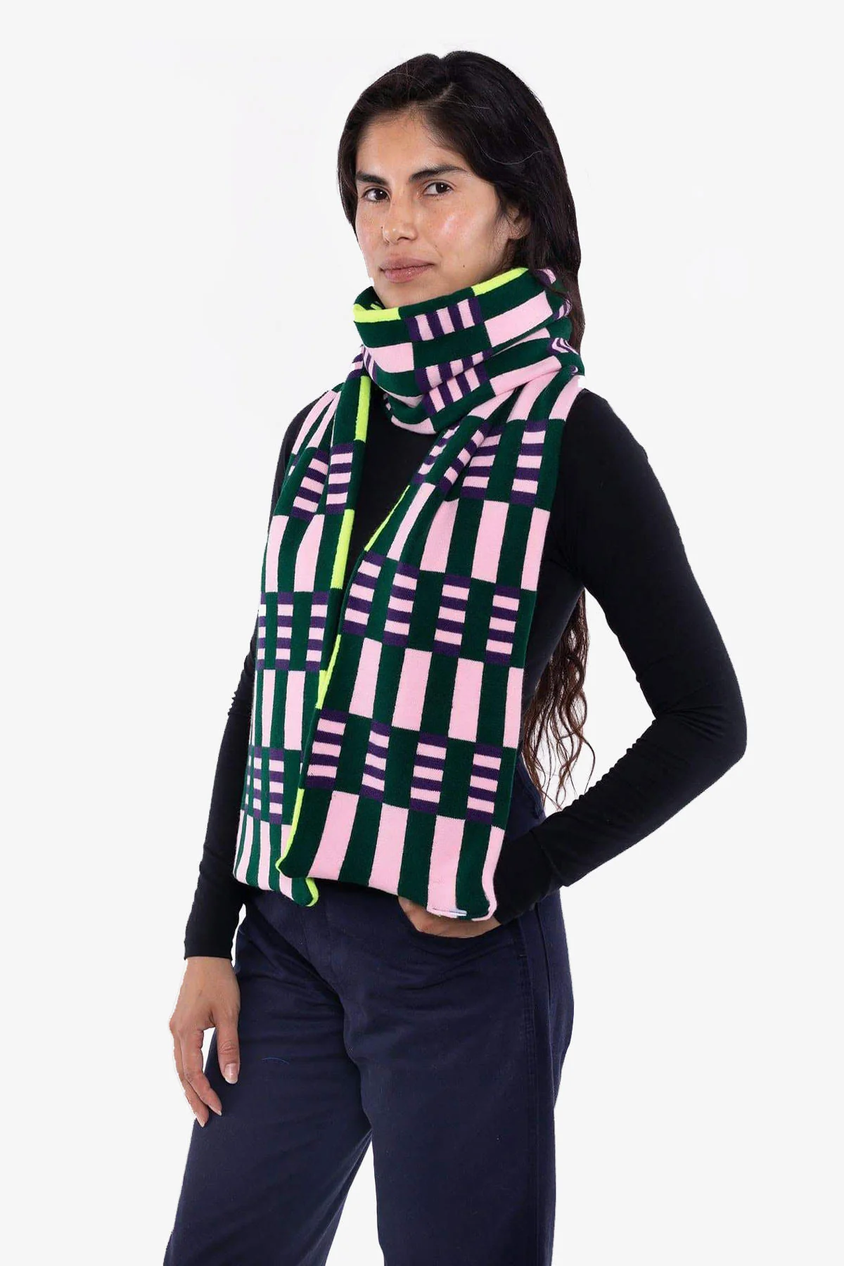 JQSCARF21 - Misaligned Stripe Scarf - Image 8