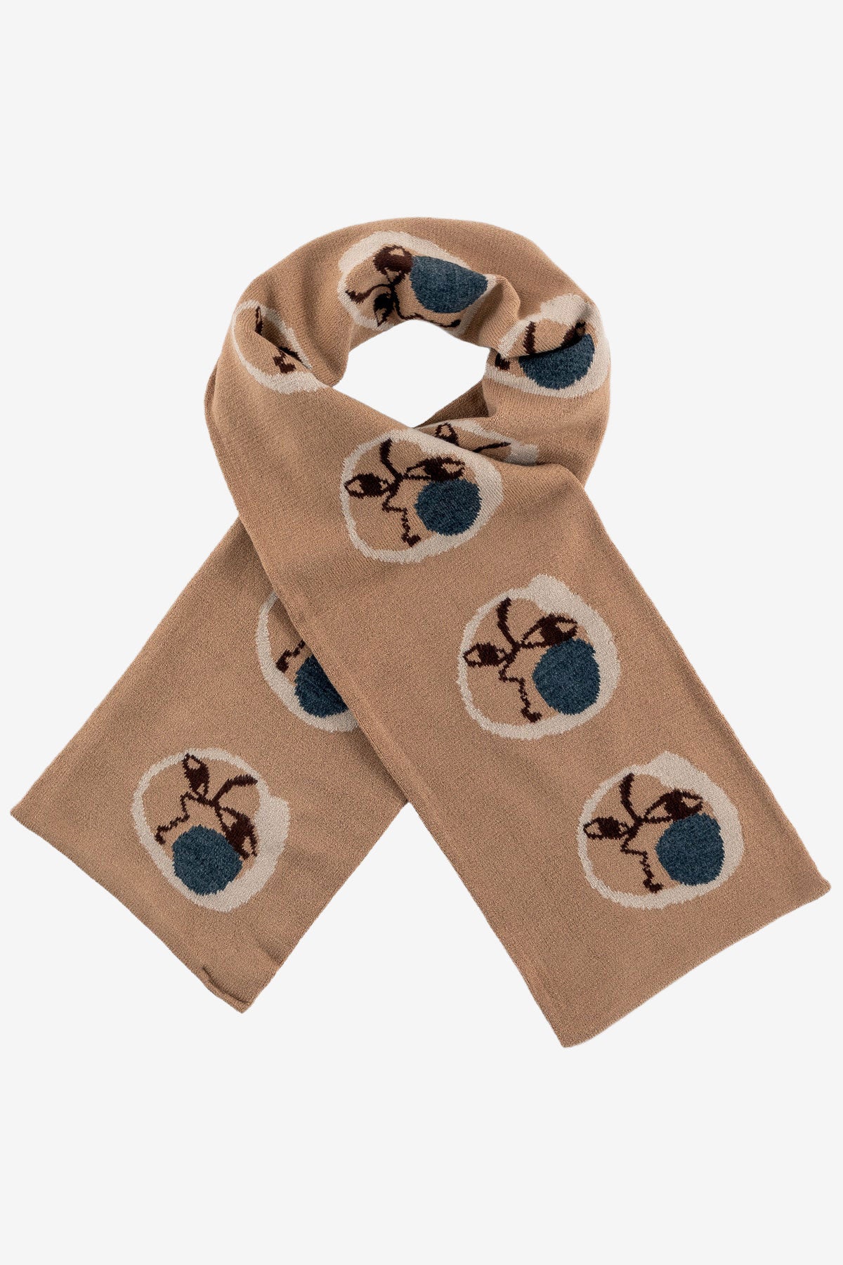 JQSCARF23 - Moon Face Scarf - Image 3