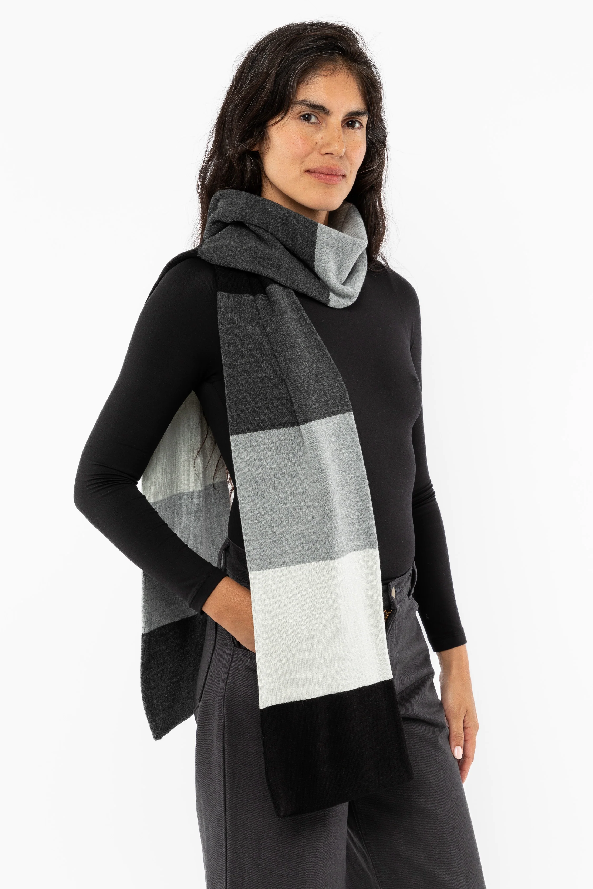 JQSCARF34 - Color Block Scarf - Image 10
