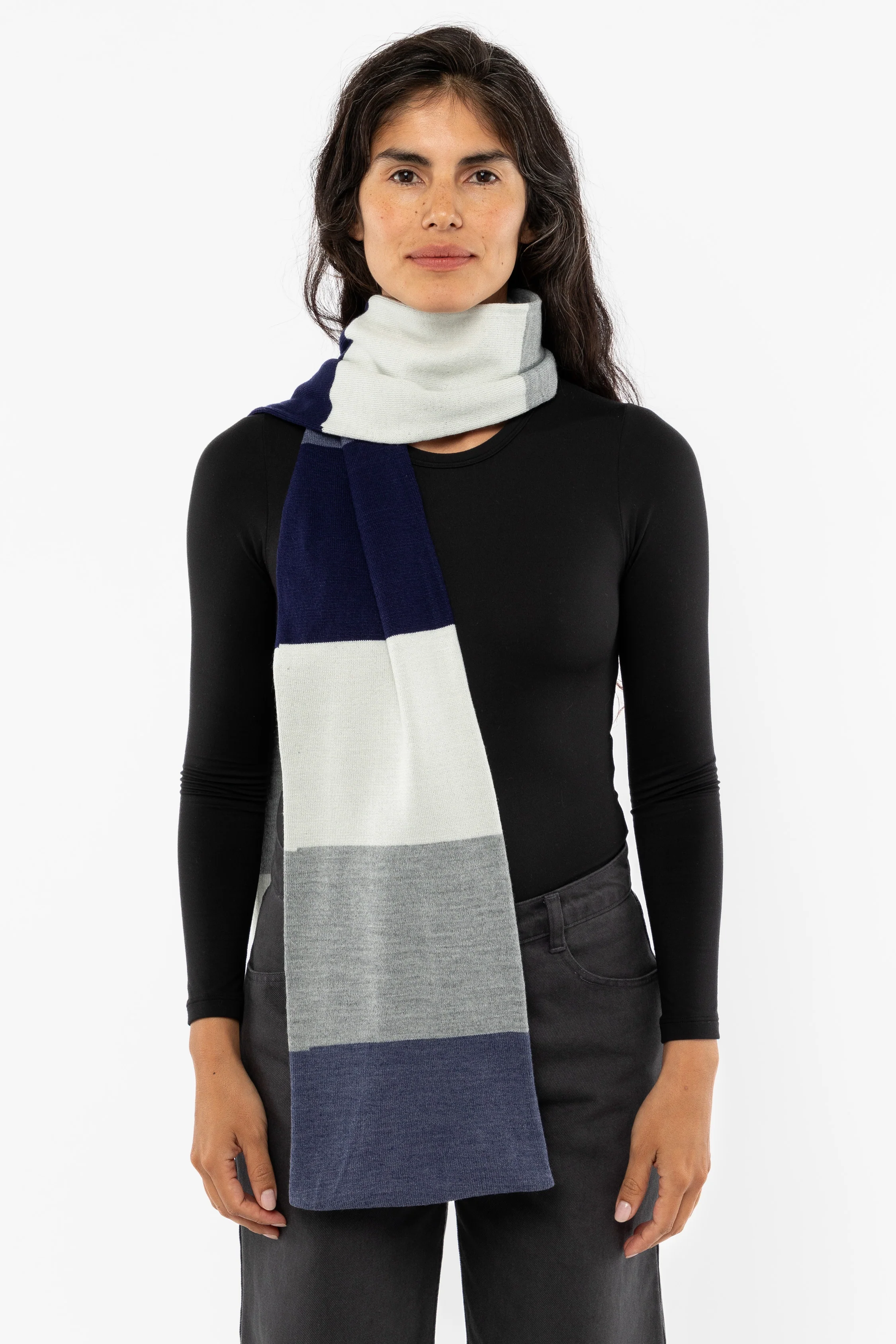 JQSCARF34 - Color Block Scarf - Image 6