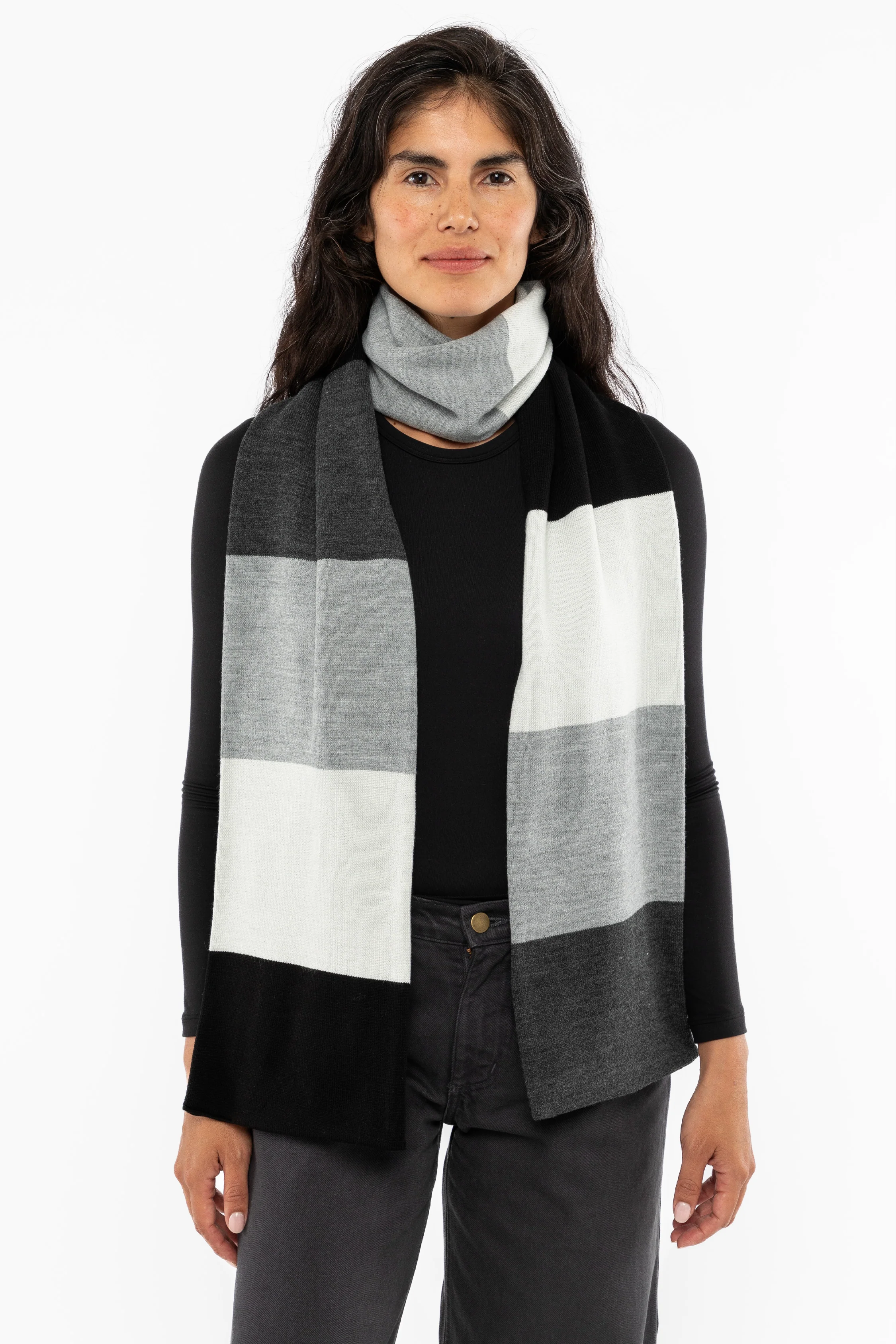 JQSCARF34 - Color Block Scarf - Image 7