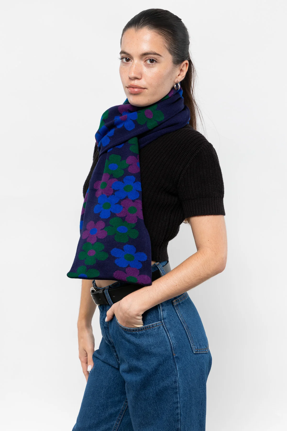 JQSCARF35 - Daisy Vine Scarf - Image 9