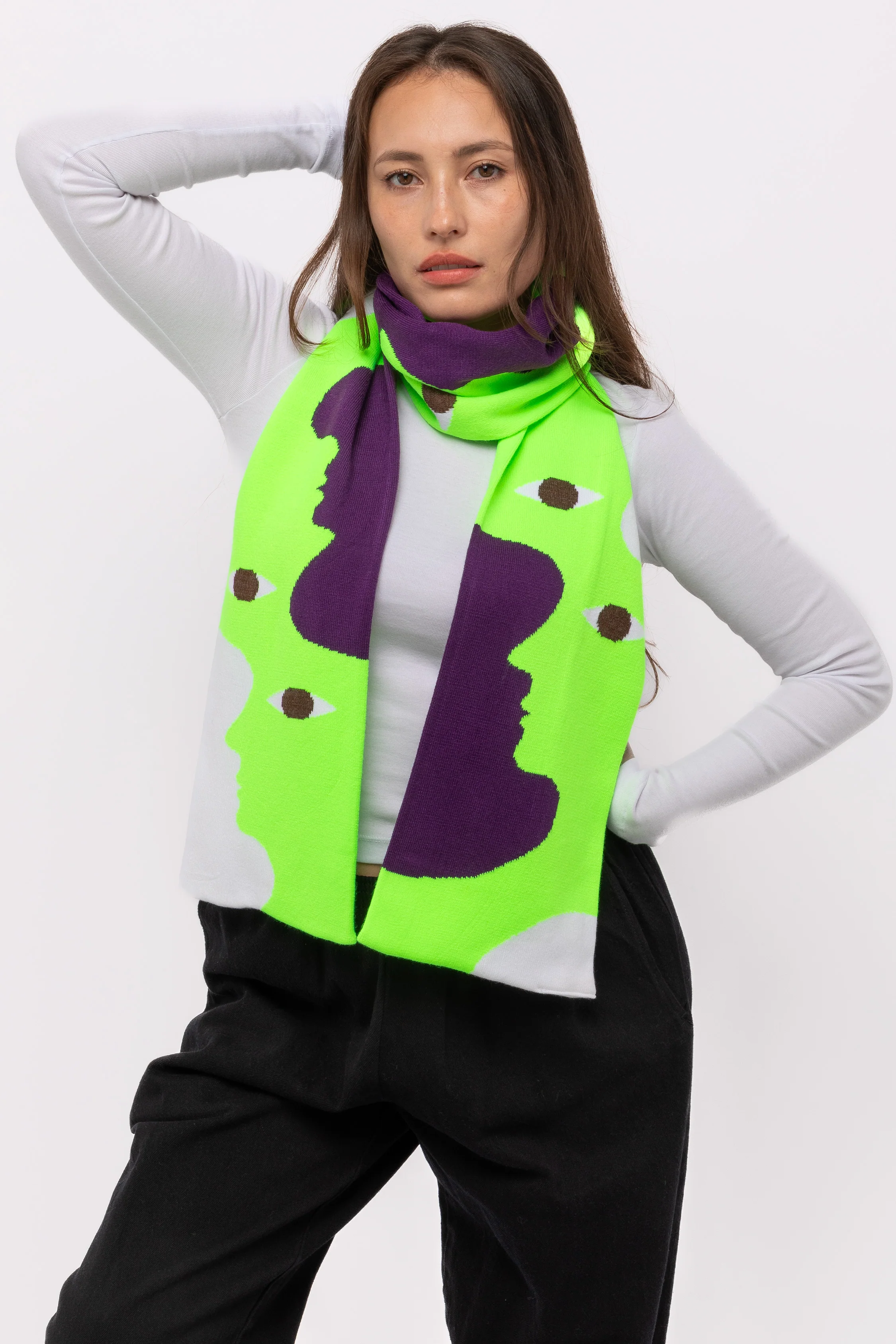 JQSCARF36 - Surrealist Scarf - Image 19