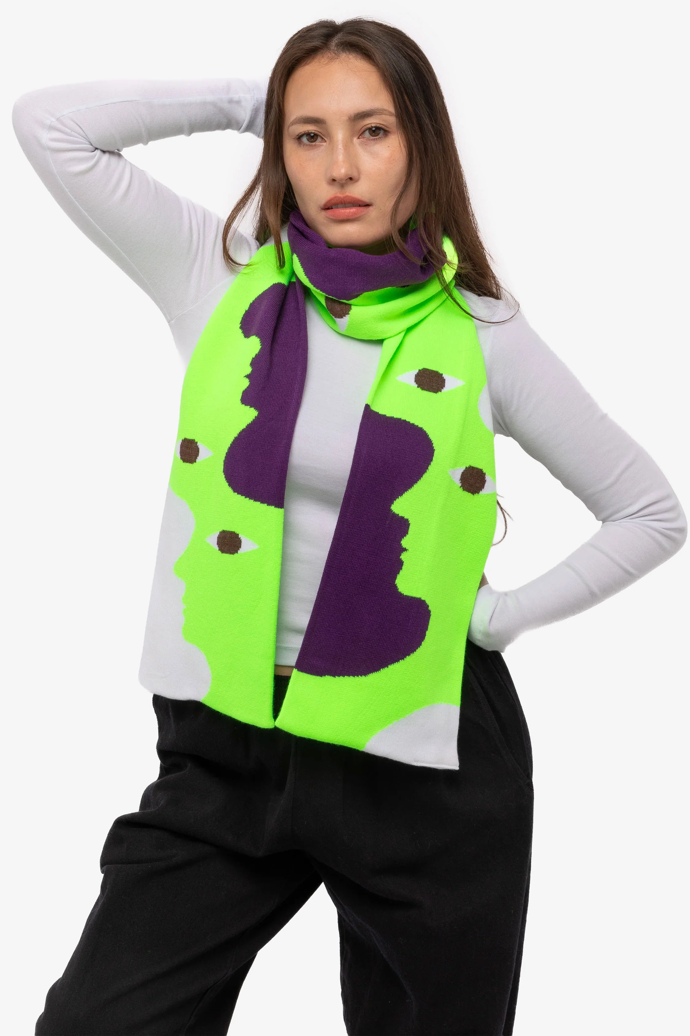 JQSCARF36 - Surrealist Scarf - Image 30