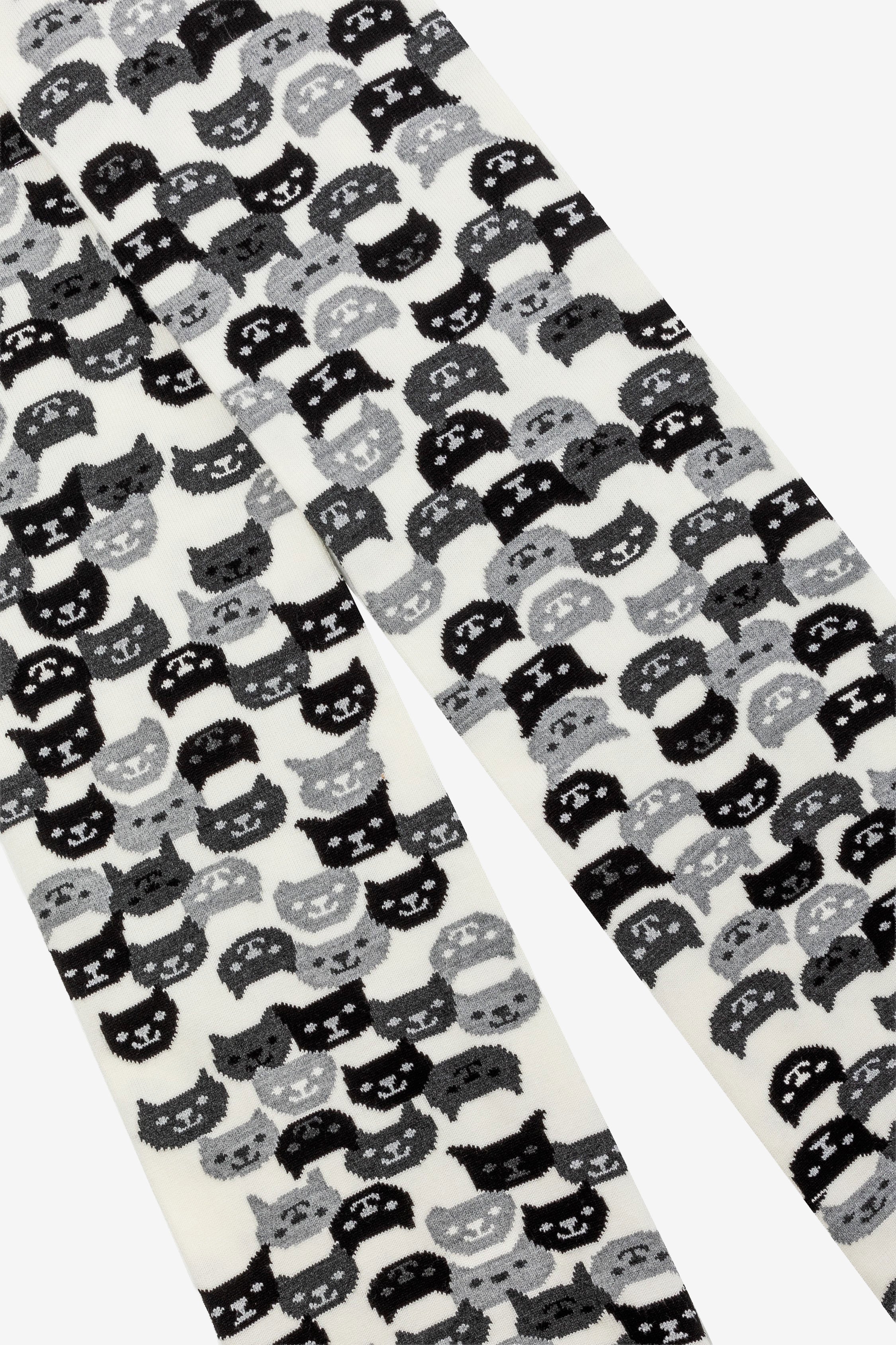 JQSCARF41 - Smiling Cat Scarf - Image 17