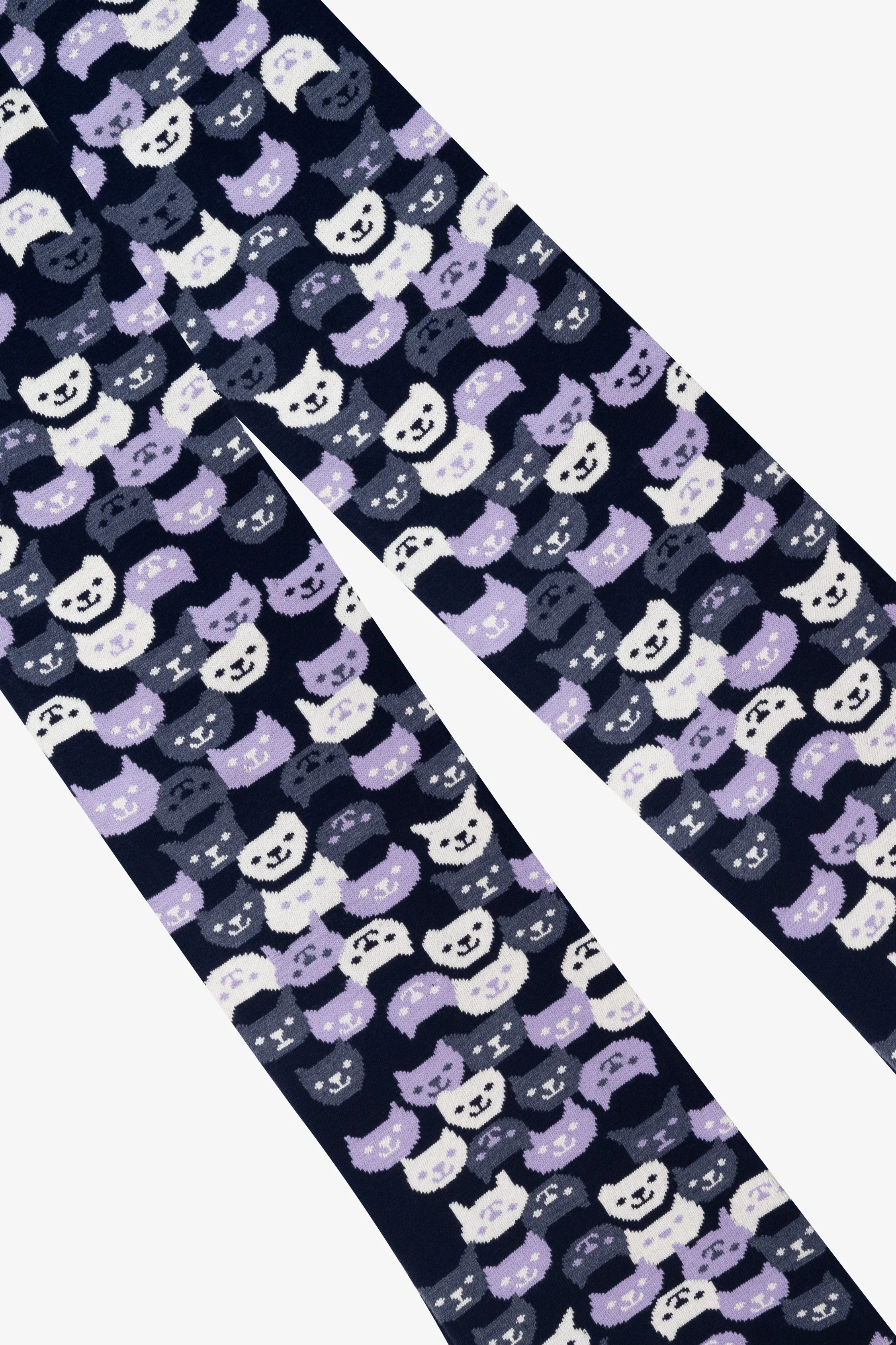 JQSCARF41 - Smiling Cat Scarf - Image 9