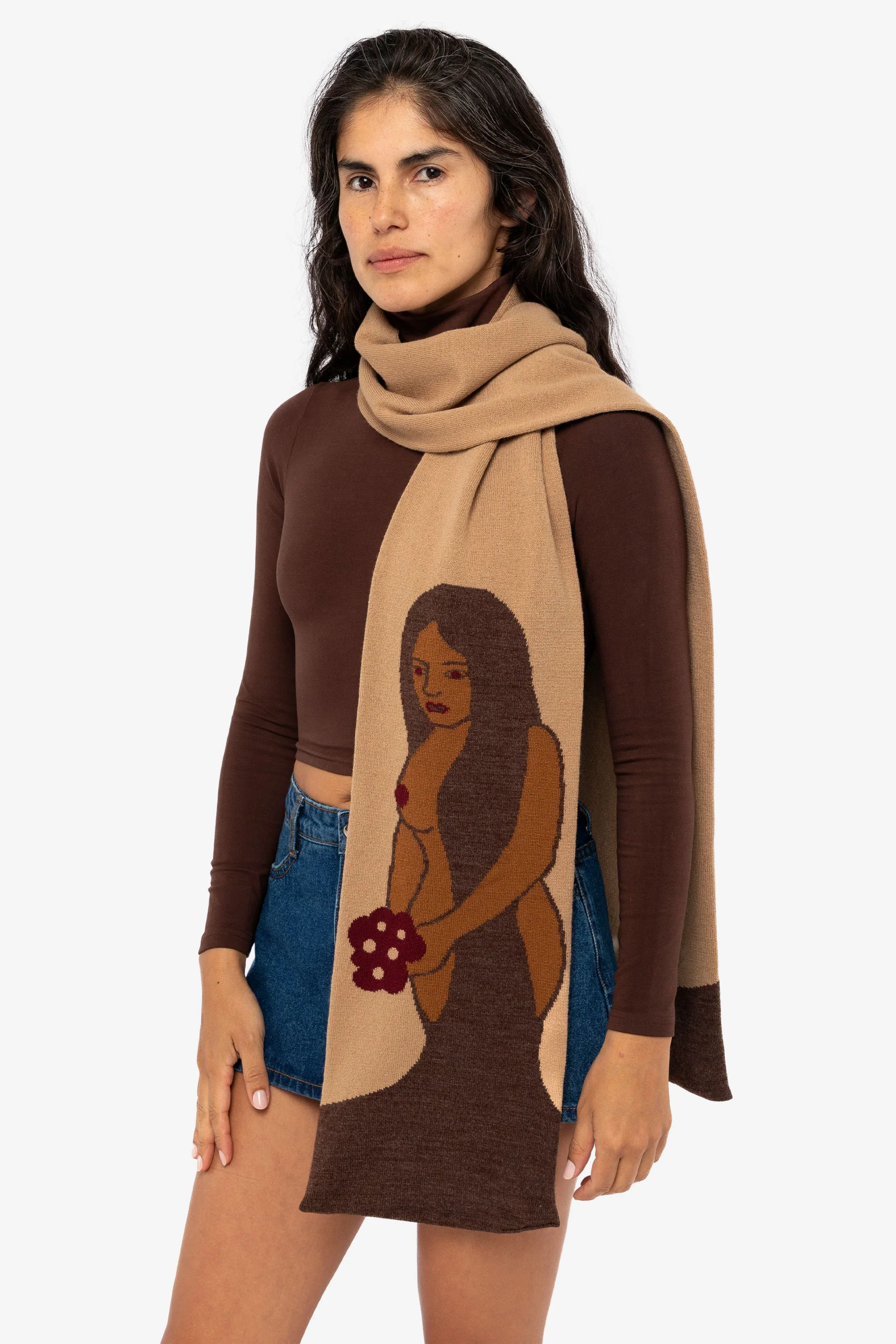 JQSCARF42 - Nude Woman Scarf - Image 13