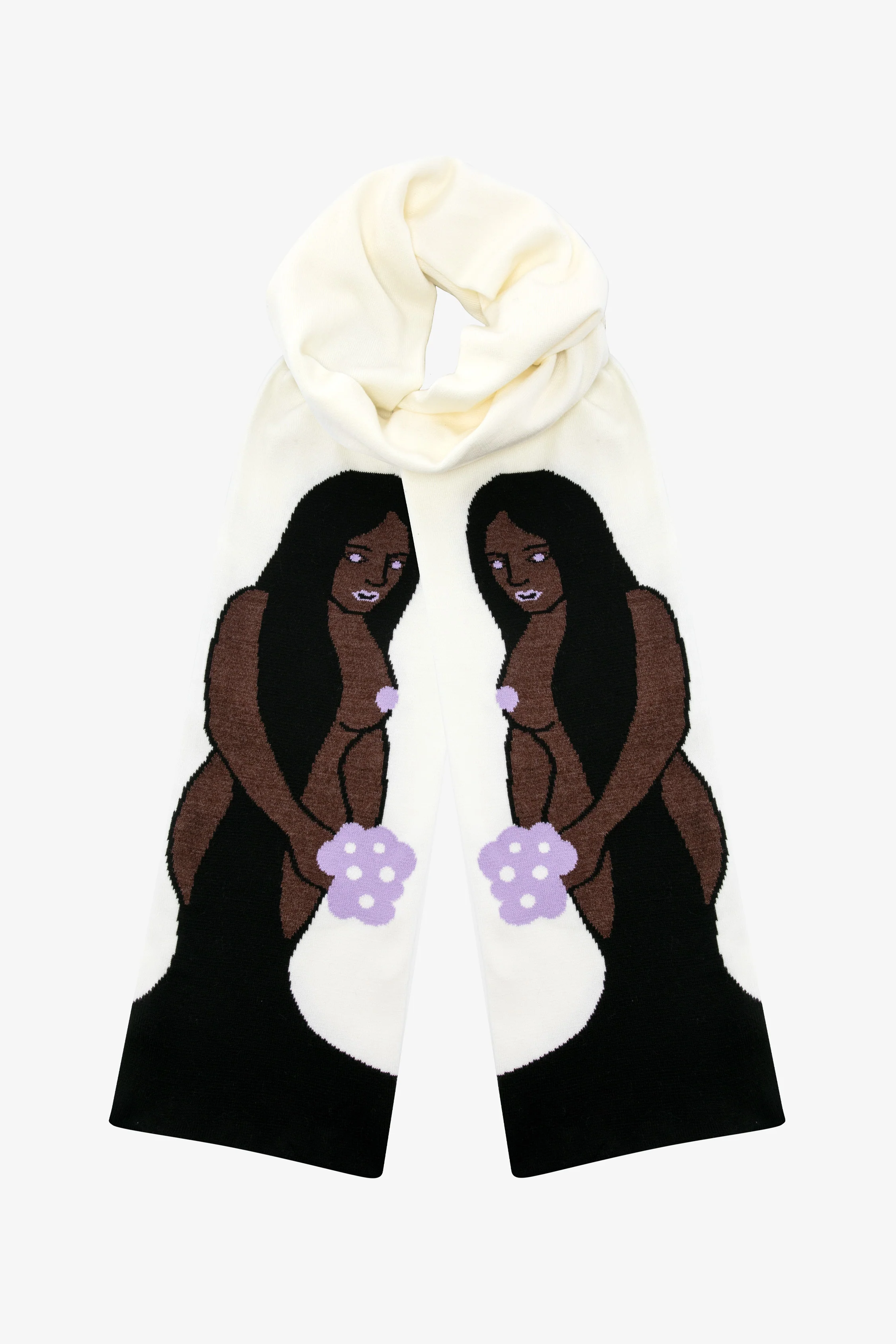 JQSCARF42 - Nude Woman Scarf - Image 3