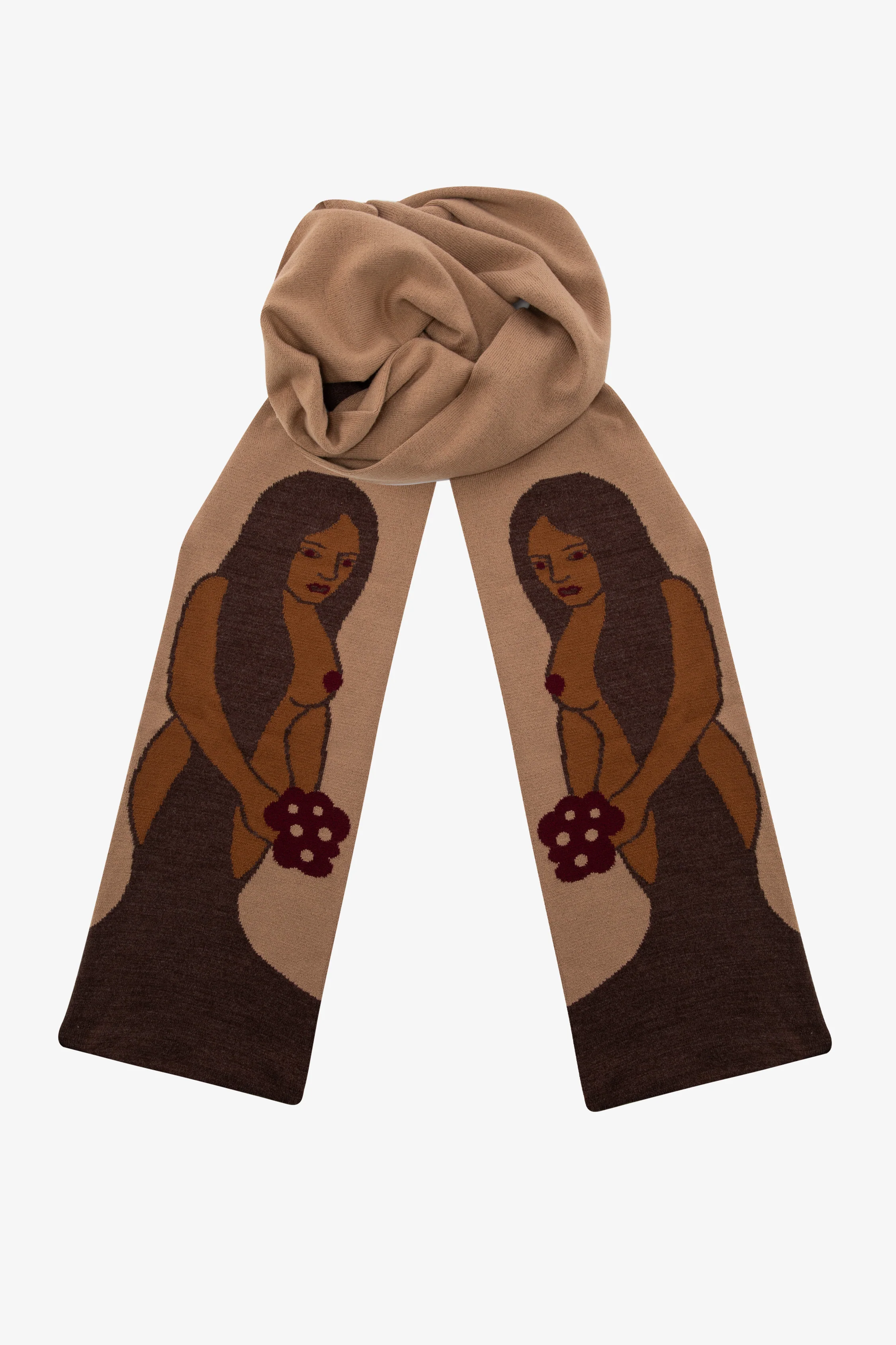 JQSCARF42 - Nude Woman Scarf - Image 4