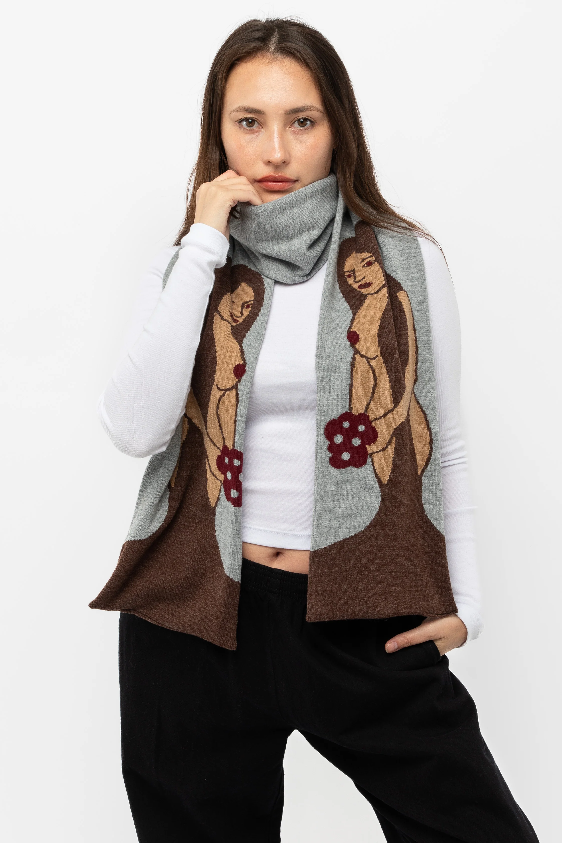 JQSCARF42 - Nude Woman Scarf - Image 5