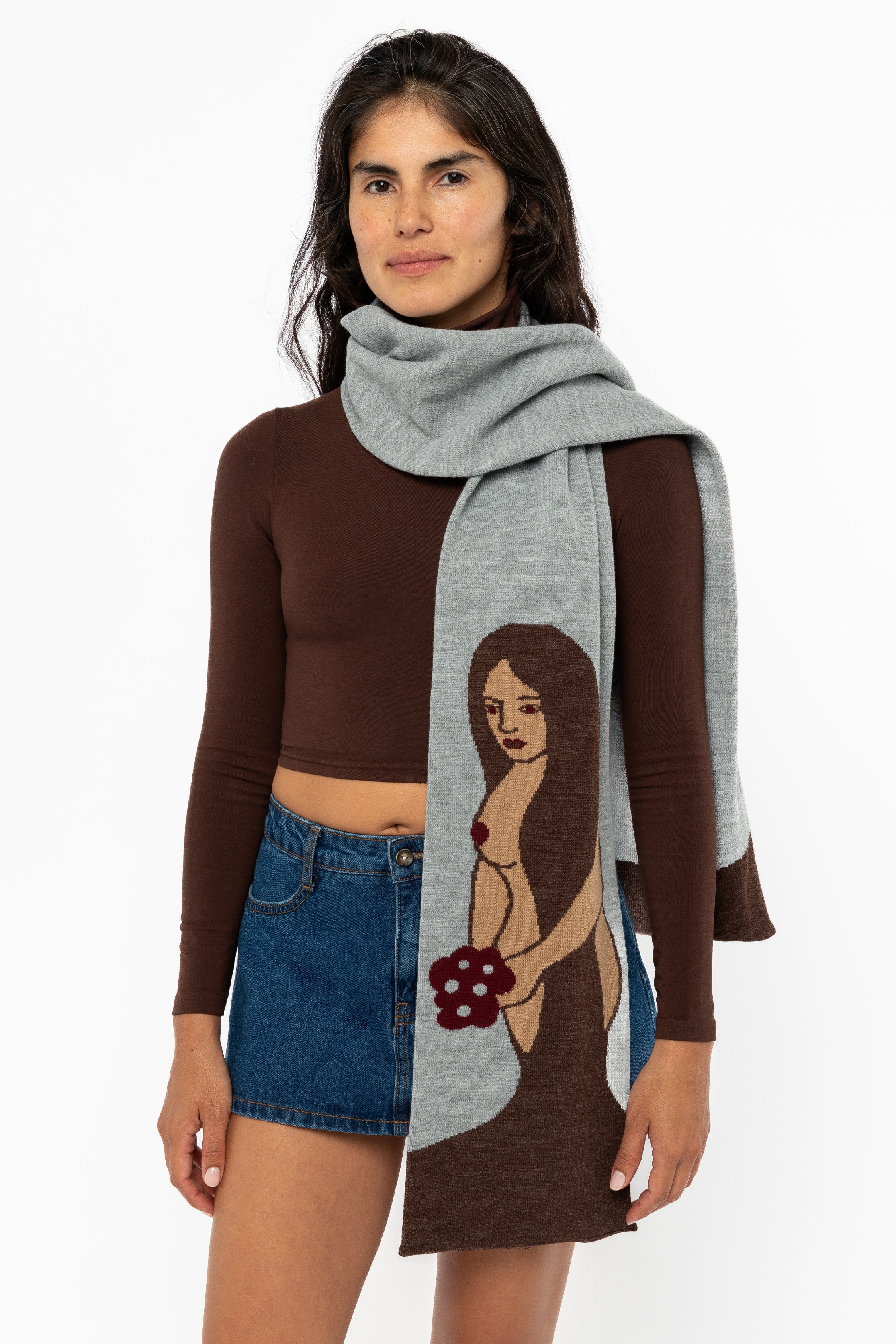 JQSCARF42 - Nude Woman Scarf - Image 6