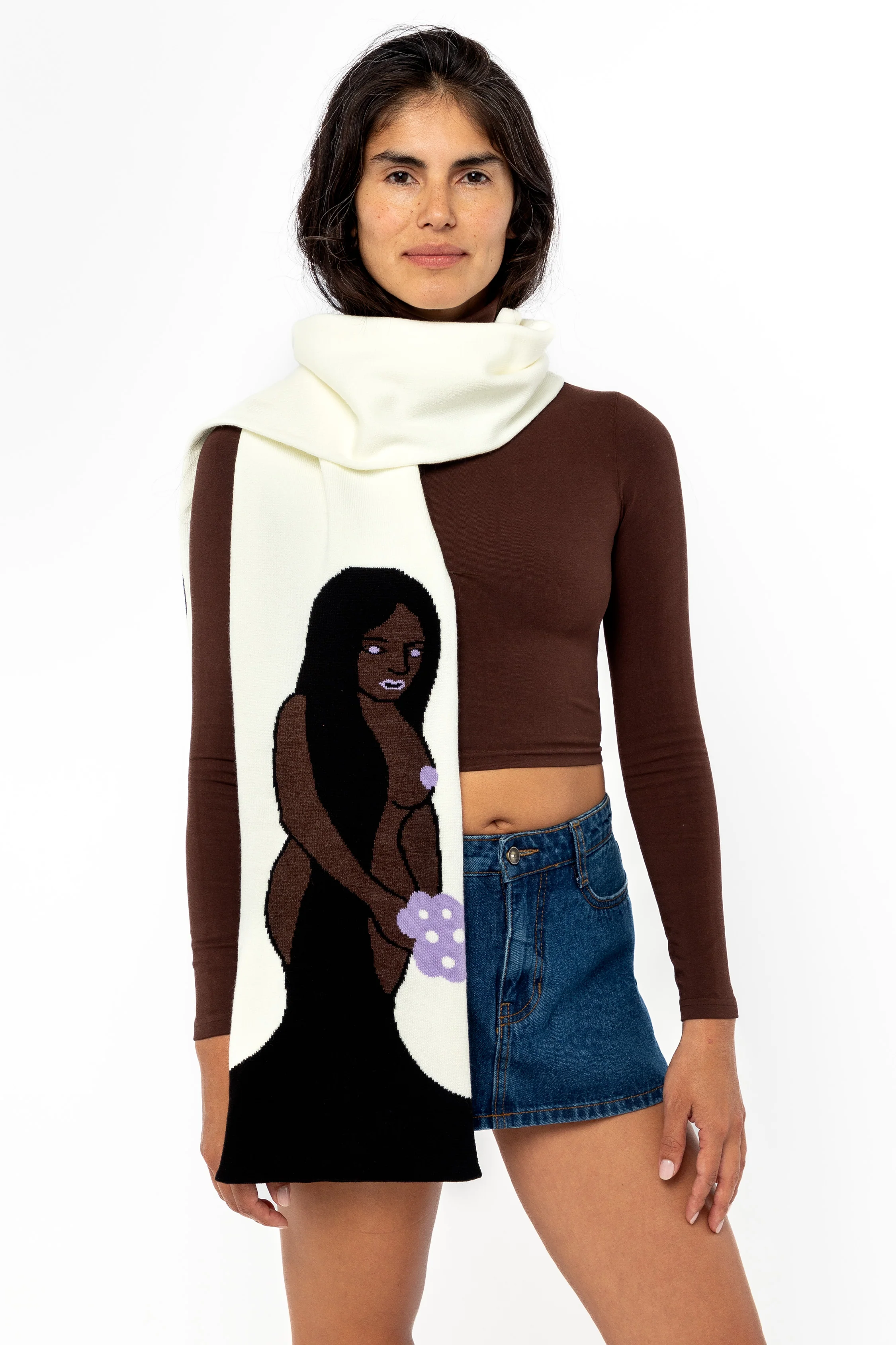 JQSCARF42 - Nude Woman Scarf - Image 7