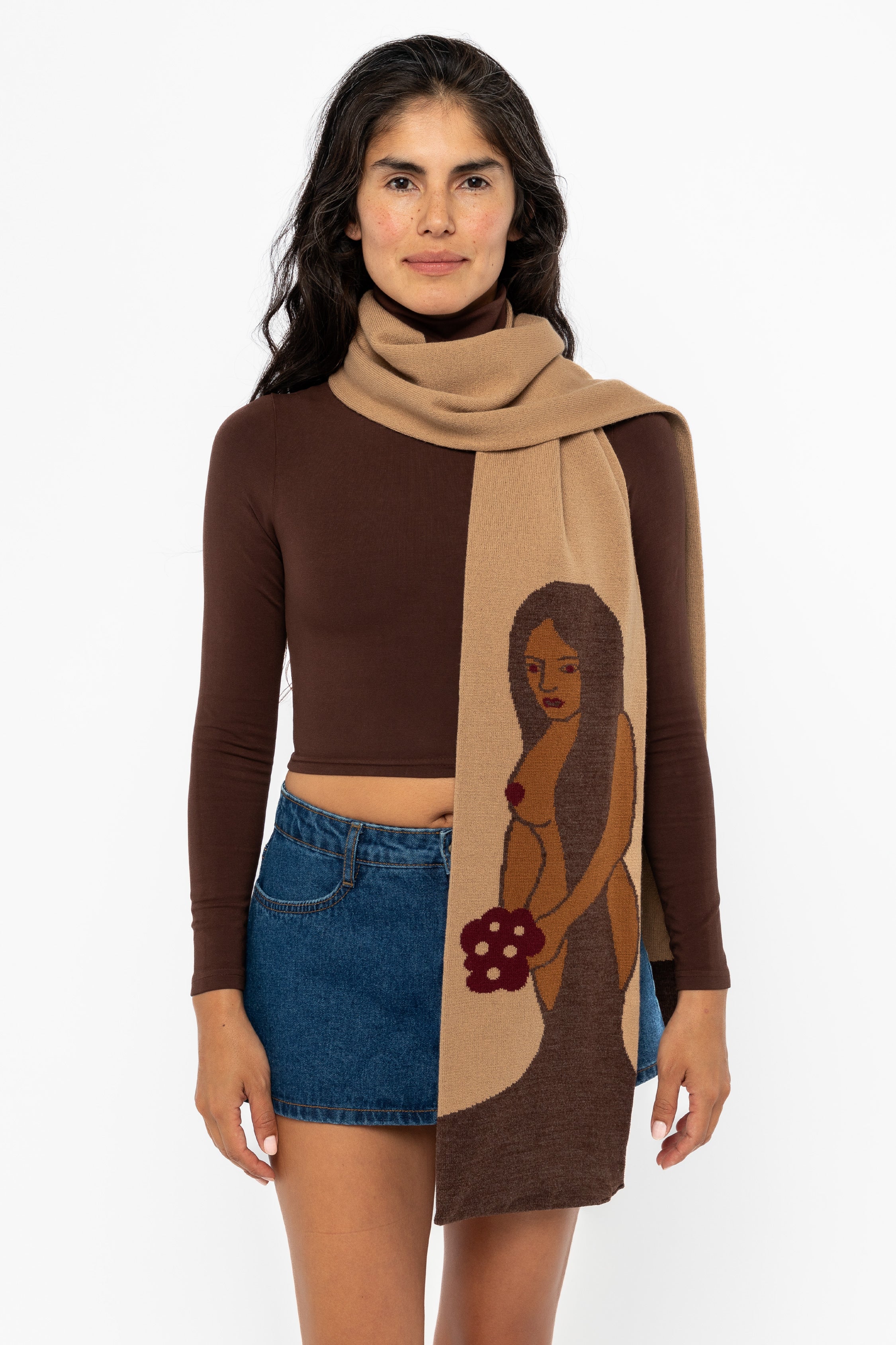 JQSCARF42 - Nude Woman Scarf - Image 8